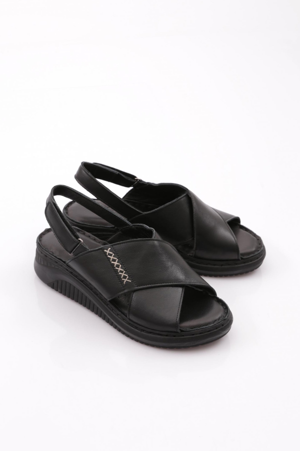 083 Kadin Çapraz Bantli Sandalet - Görsel 3