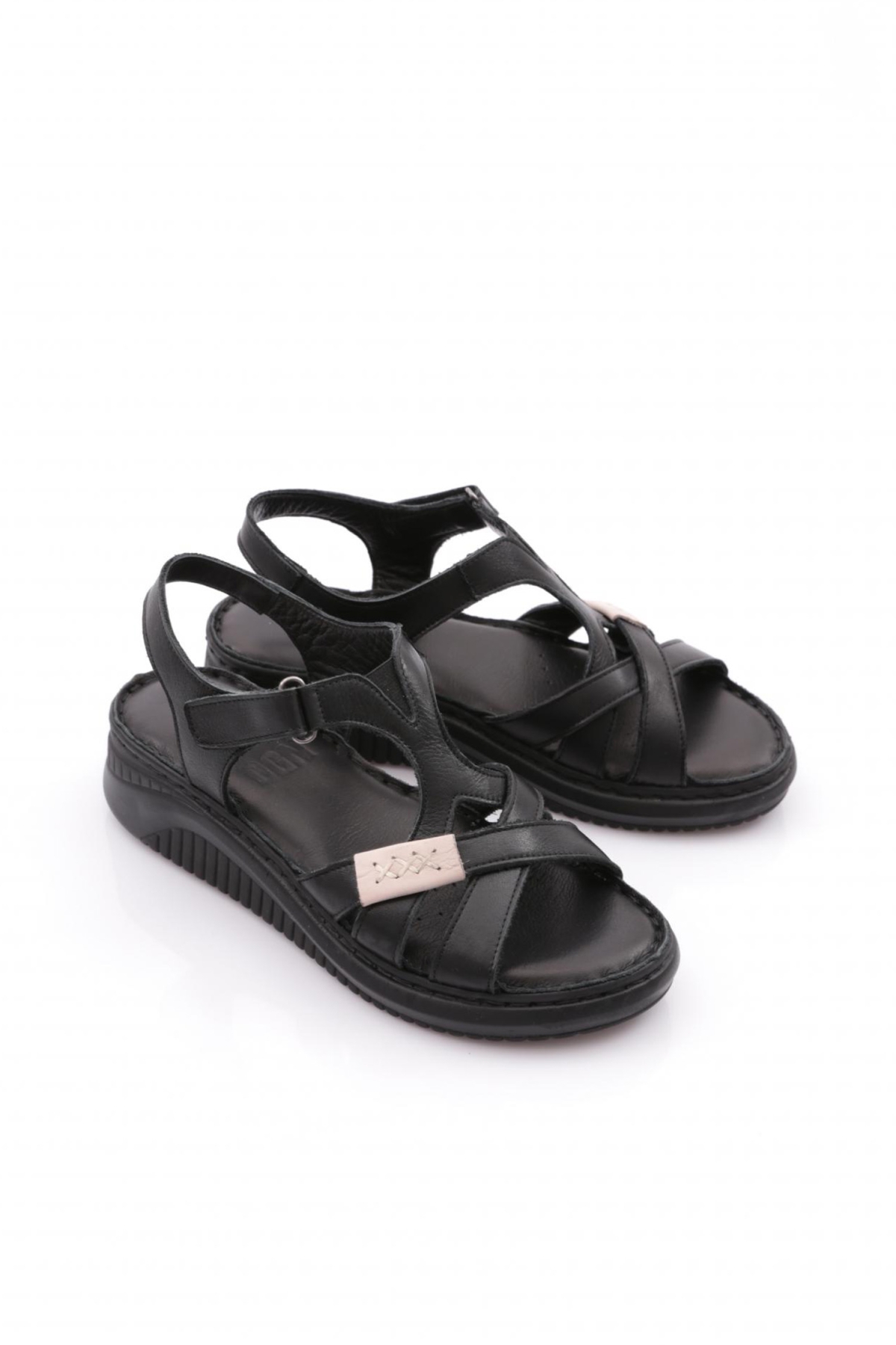 081 Kadin Çapraz Bantli Sandalet - Görsel 3