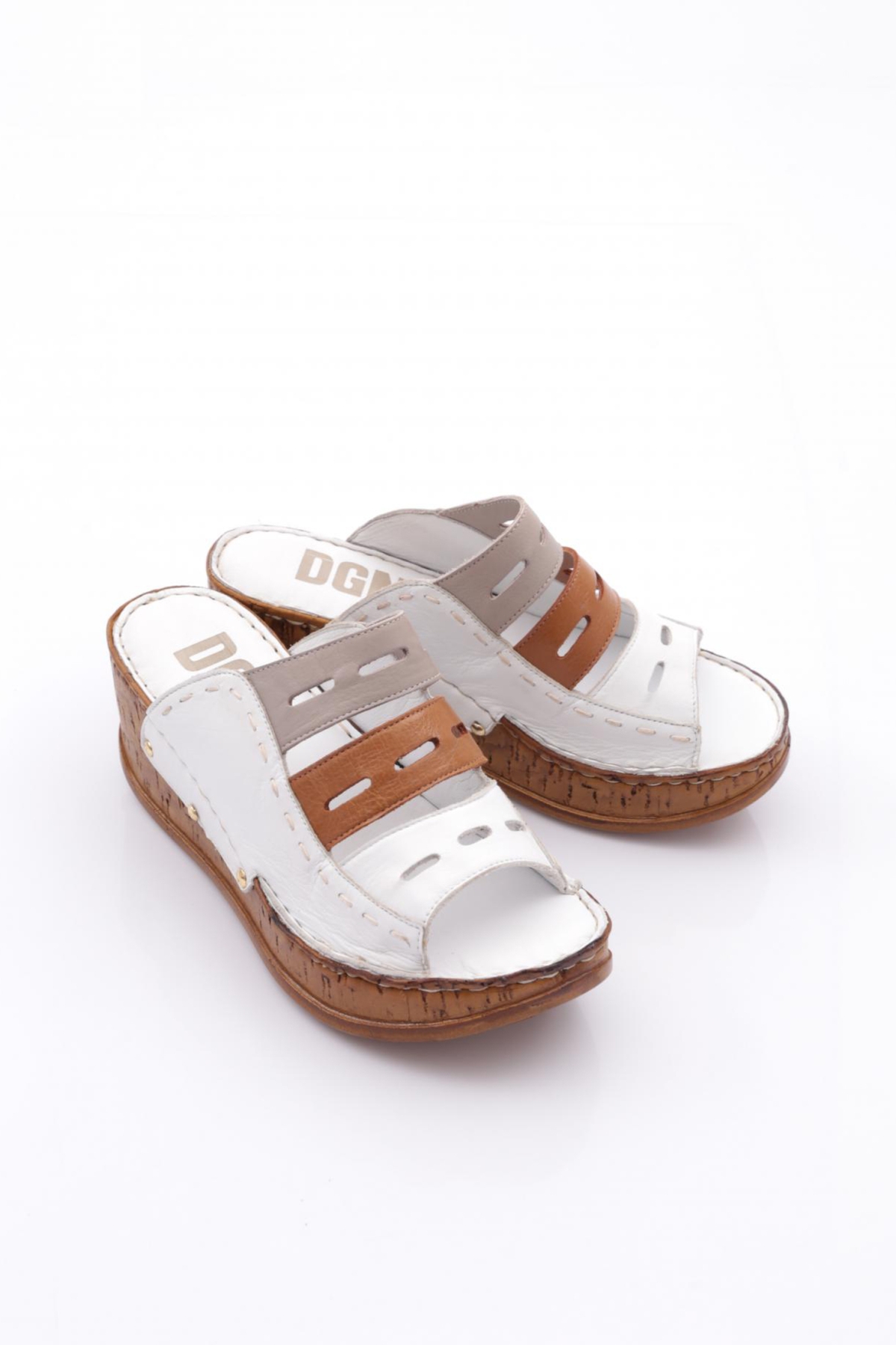 218-2064 Kadin Mega Kalin Taban Terlik - Görsel 3