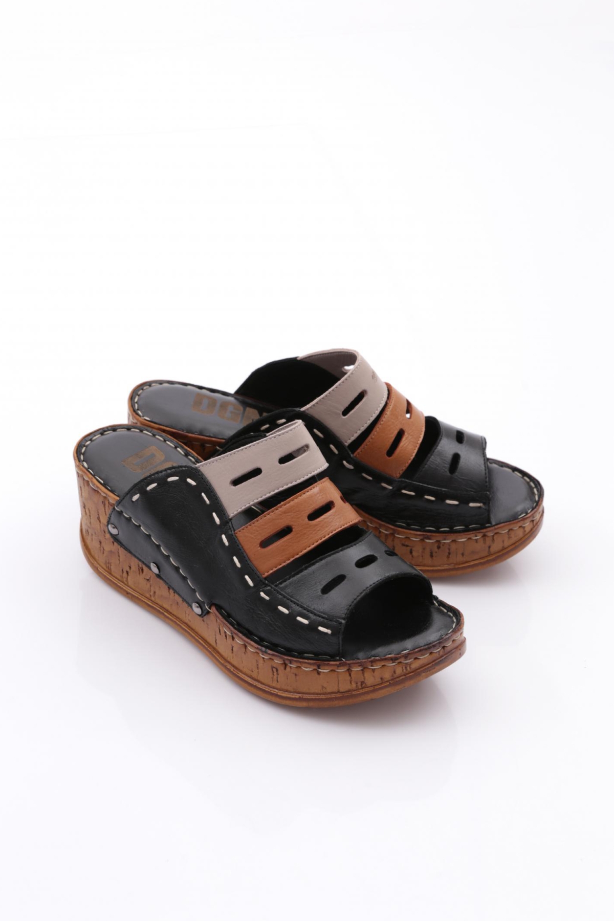 218-2064 Kadin Mega Kalin Taban Terlik - Görsel 3