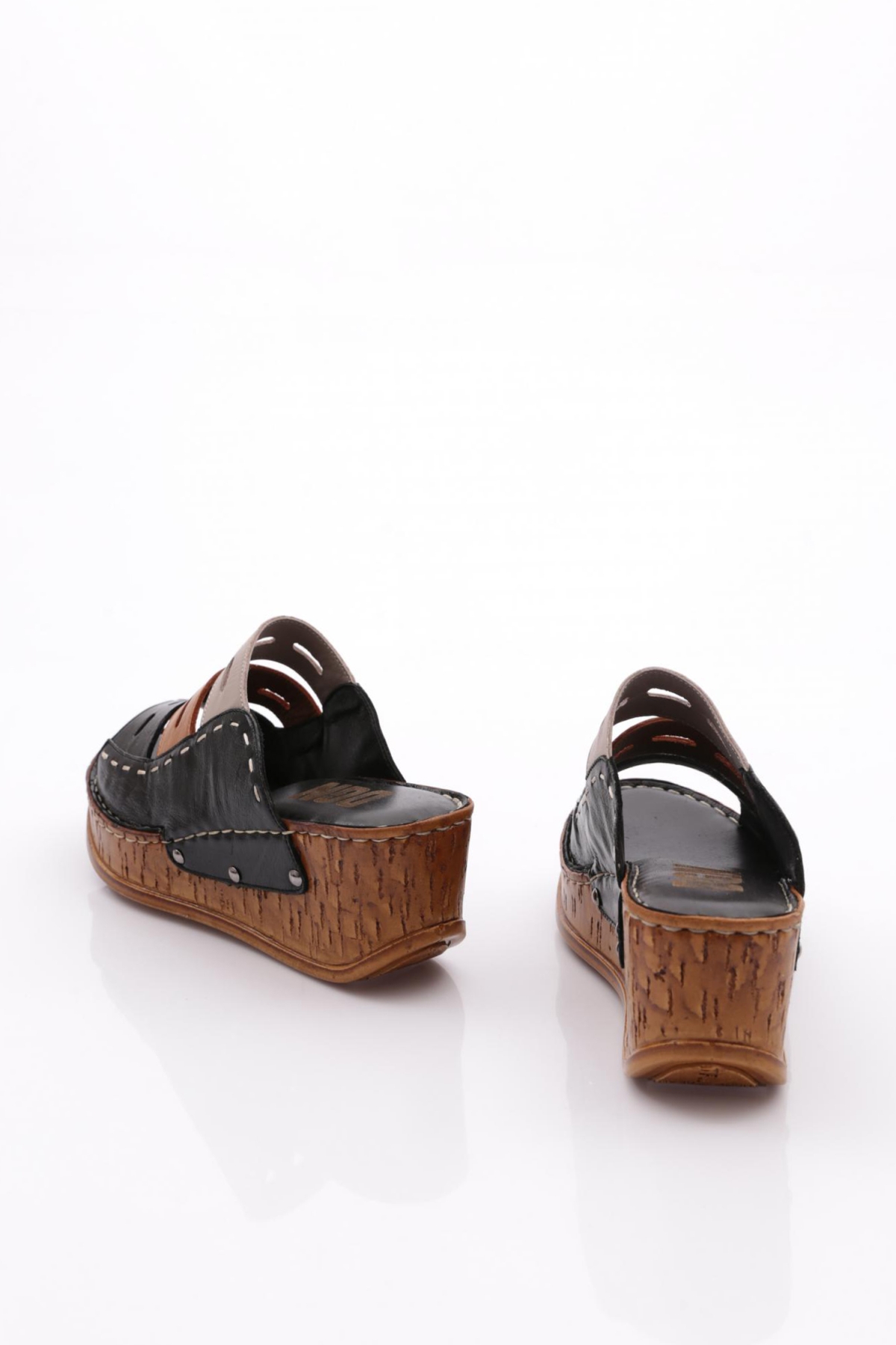 218-2064 Kadin Mega Kalin Taban Terlik - Görsel 4