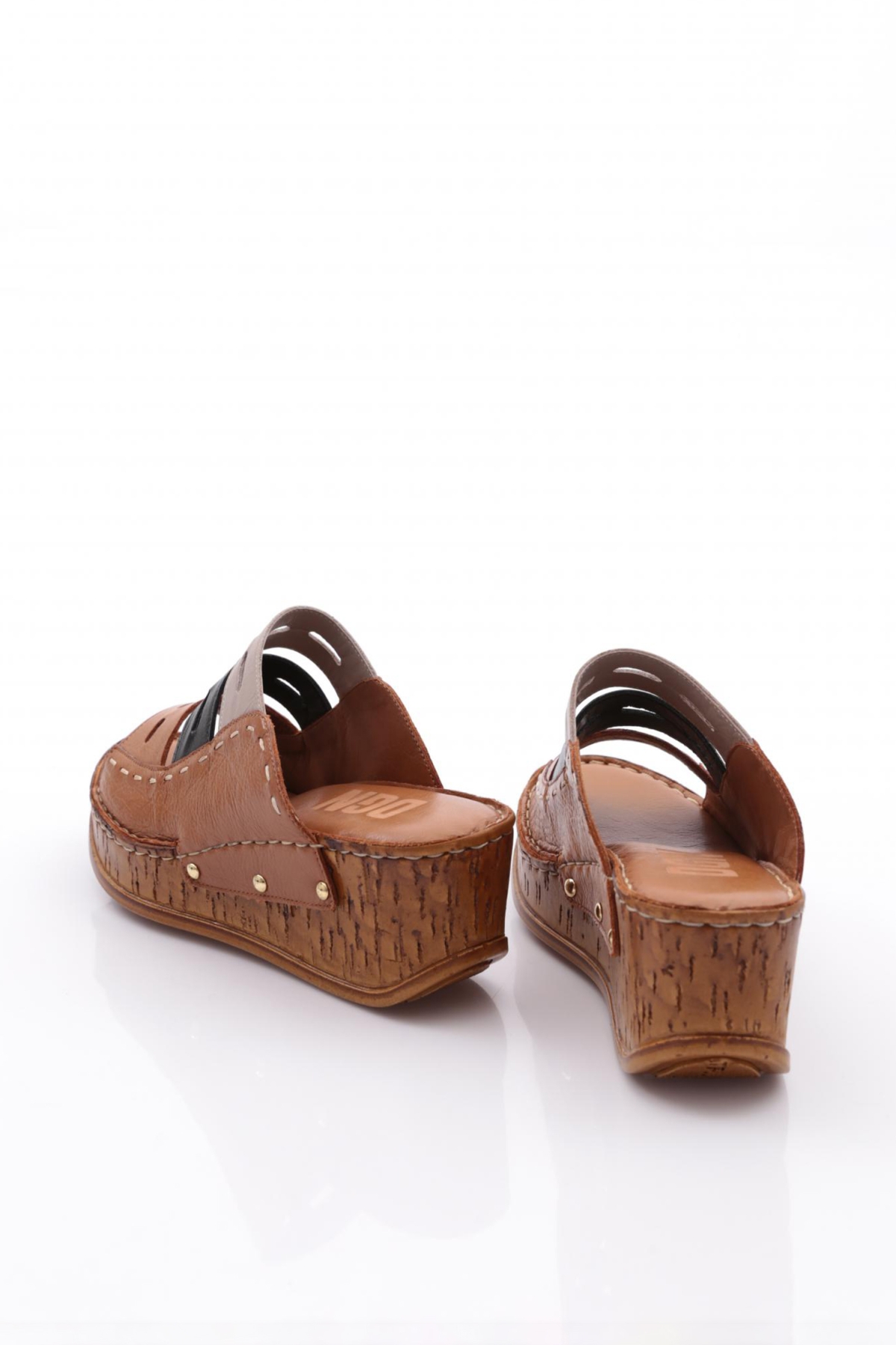 218-2064 Kadin Mega Kalin Taban Terlik - Görsel 4