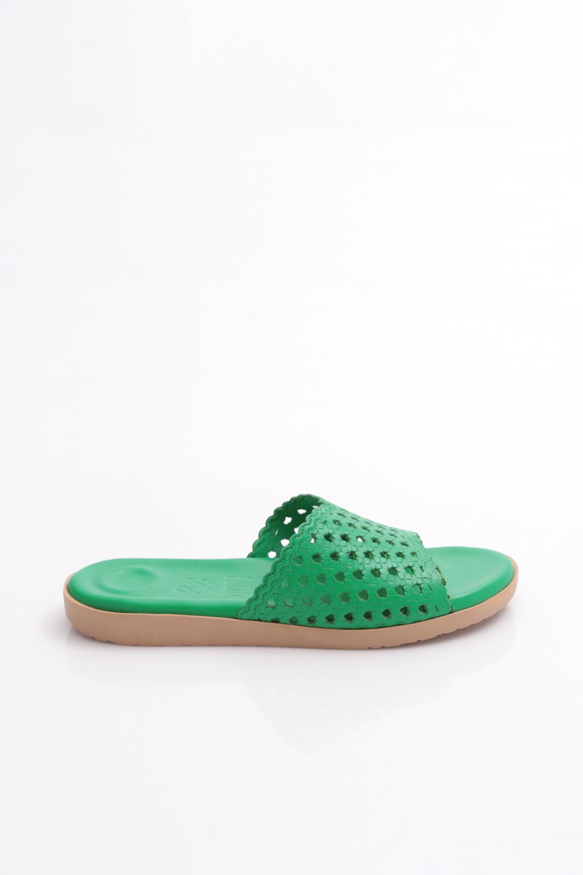 2124 Kadin Lazer Detayli Terlik - Görsel 2