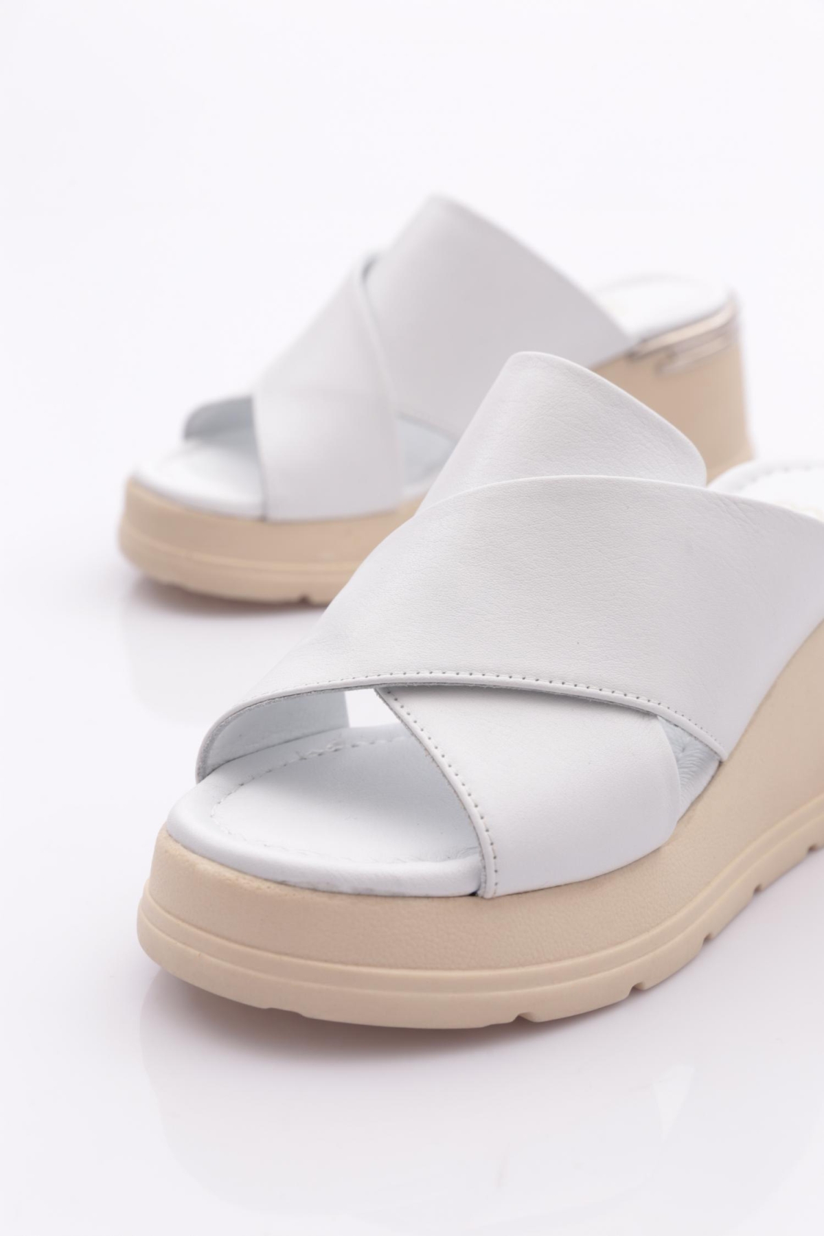 1319-2432 Kadin Kalin Taban Terlik - Görsel 5