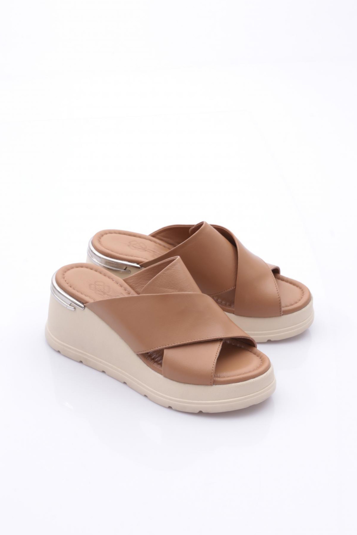 1319-2432 Kadin Kalin Taban Terlik - Görsel 3