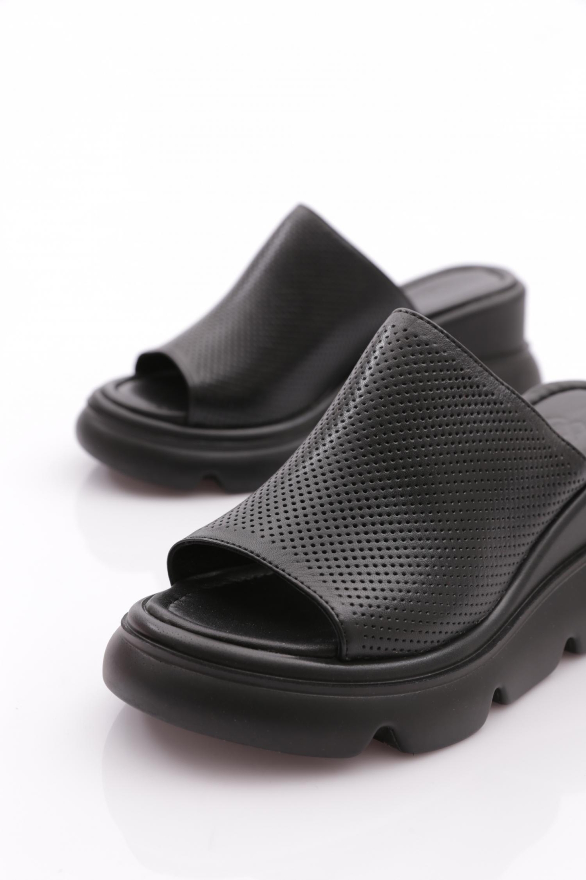 010-10765 Kadin Kalin Taban Terlik - Görsel 5