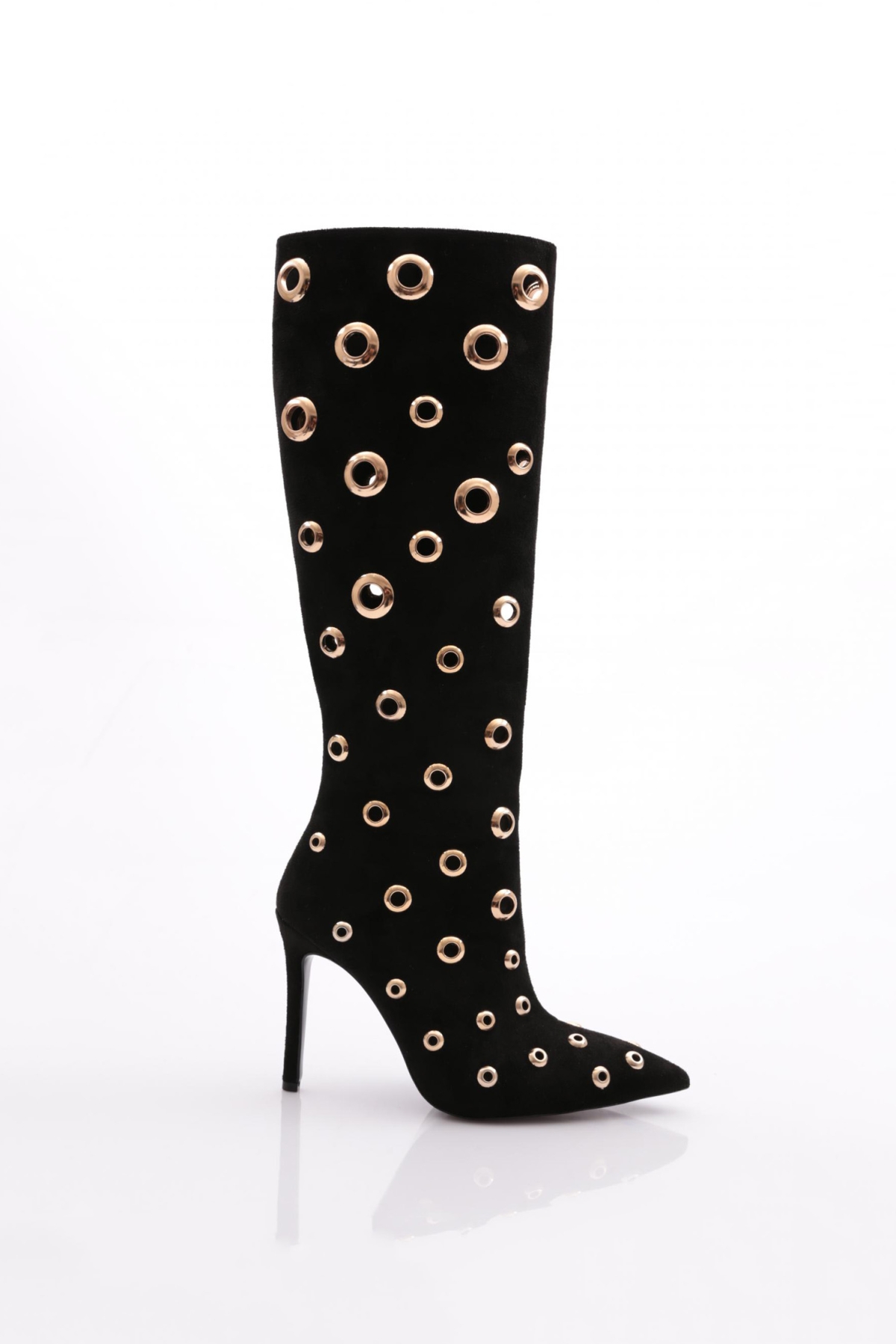 DGN1124 Kadin Çember Desenli Çizme