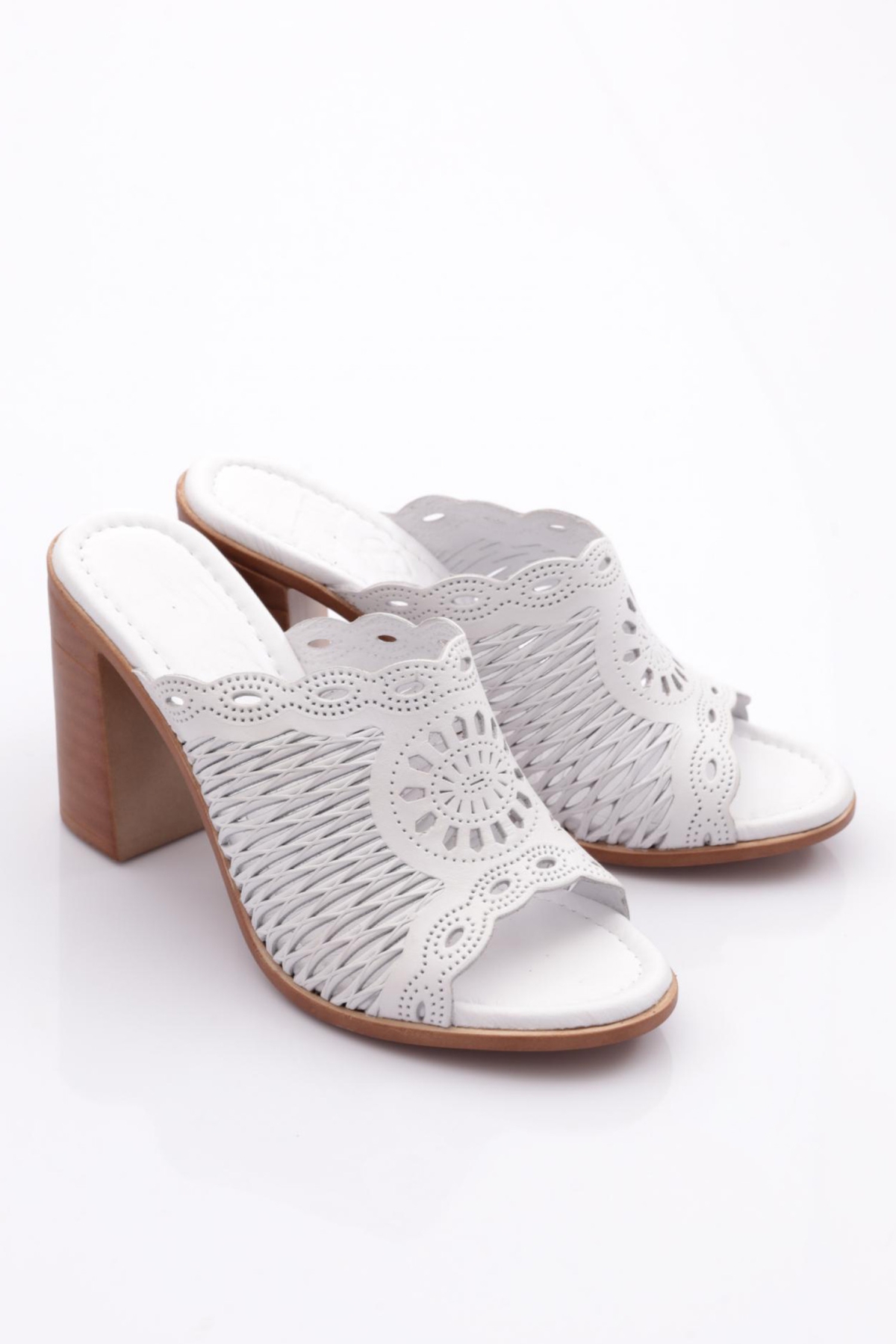 Dgn Dgn Beyaz 2200 Kadin Terlik Sandalet & Terlik | Flo Beyaz - 3. görsel