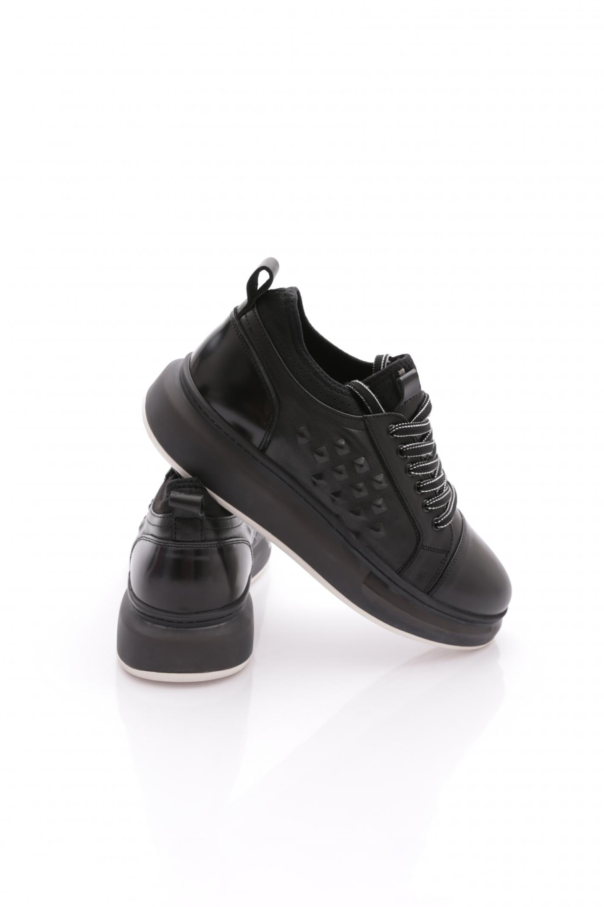 17226-Ss Erkek Bağcıklı Casual Sneacker Ayakkabı - Görsel 4