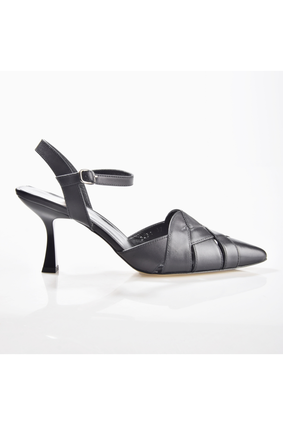 Nish Exclusive 2431 Kadın Hakiki Deri Topuklu Ayakkabı - Görsel 2