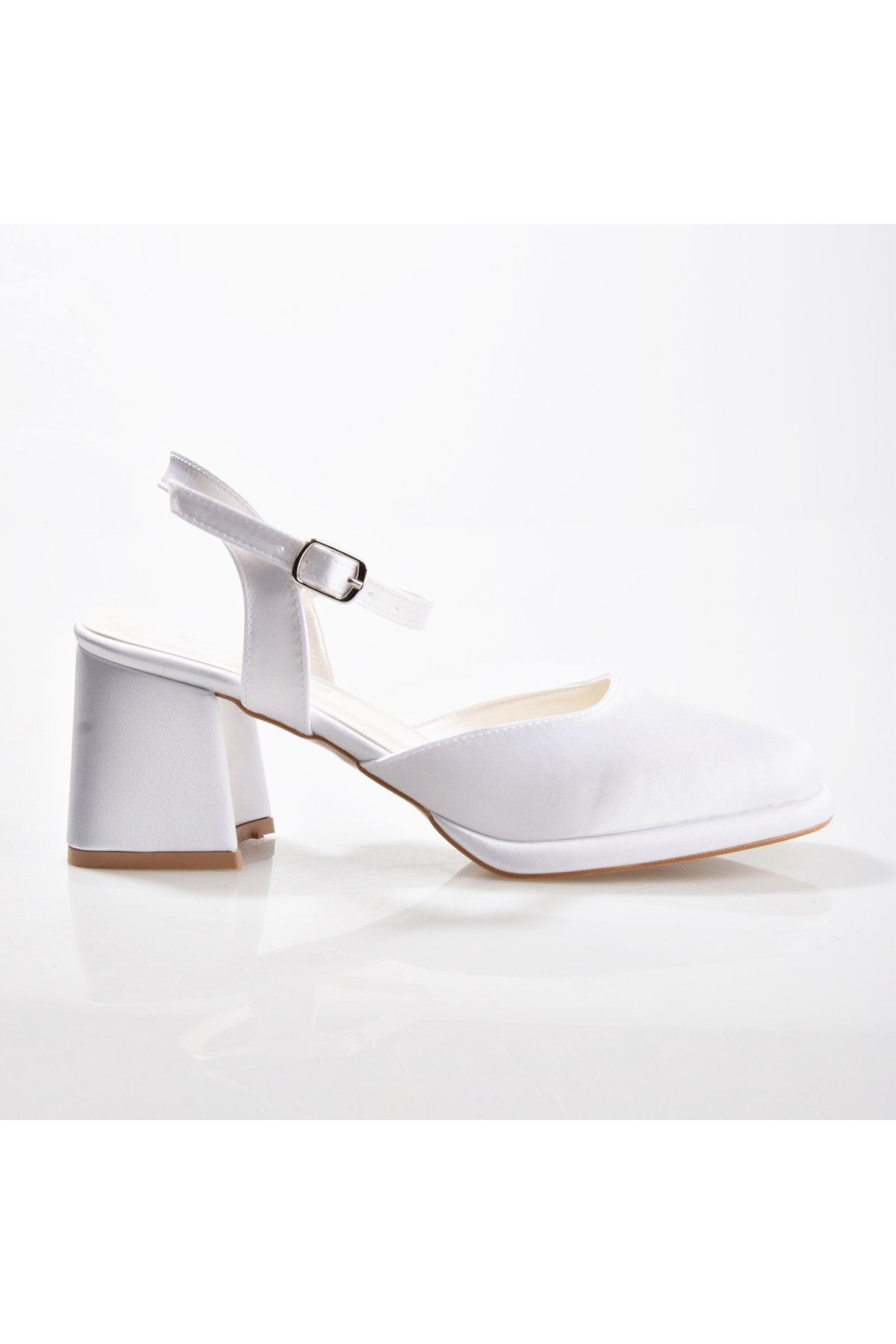 EK Merve 8525 Kadın Kalın Topuklu Ayakkabı - Görsel 2