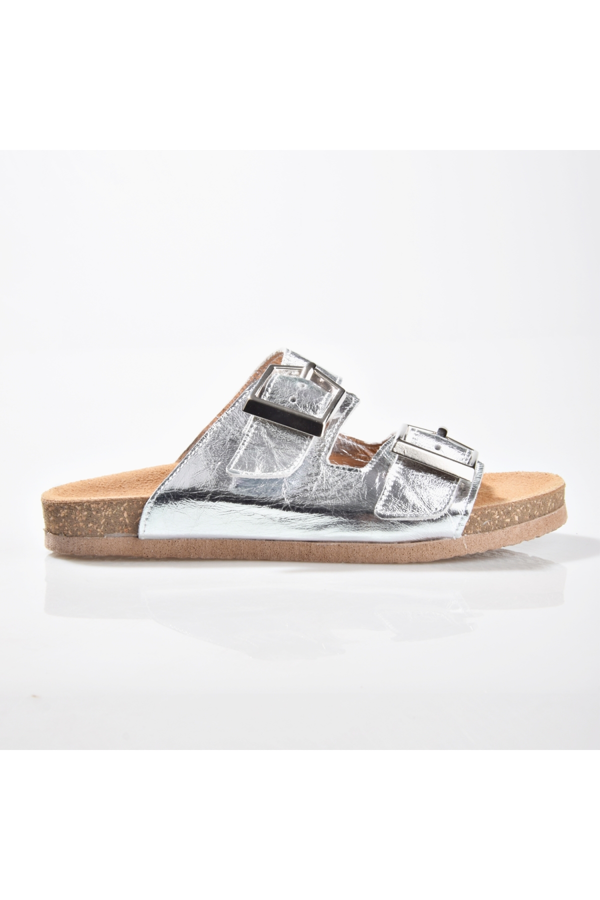 8181 Kadın Hakiki Deri Terlik - Görsel 2