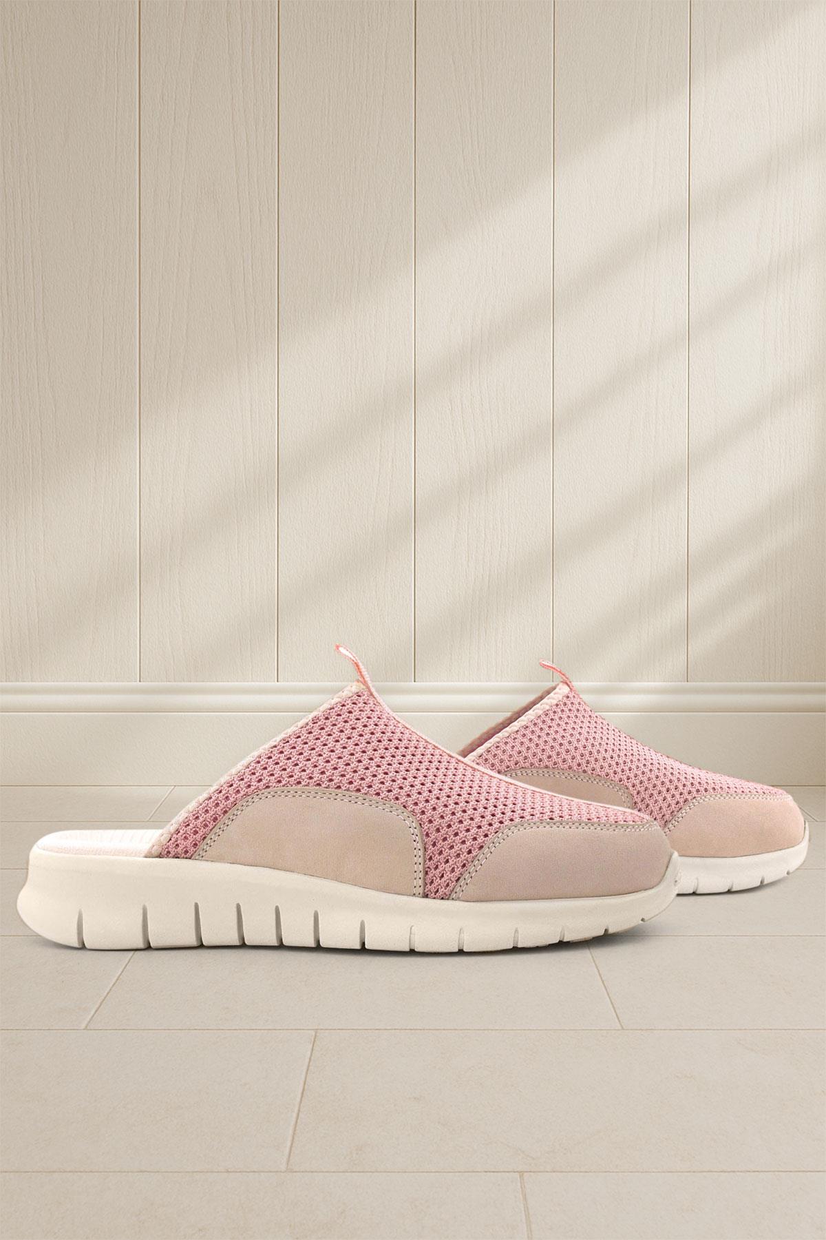 Medikal Pudra Krem Tabanlı Comfort Spor Terlik - Görsel 2