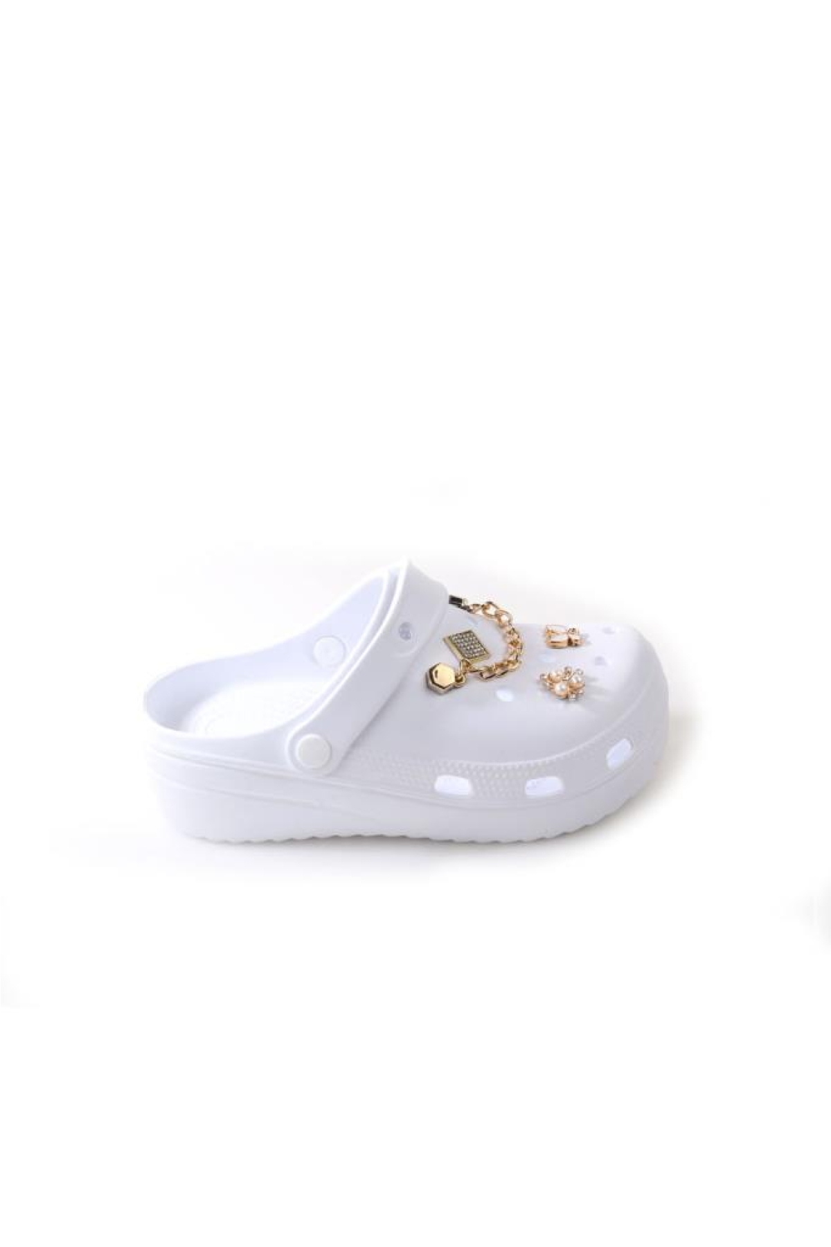 Apella E-800 Orto pedik Yüksek Taban Hastane Plaj Kadın Taşlı Eva Terlik - Görsel 2