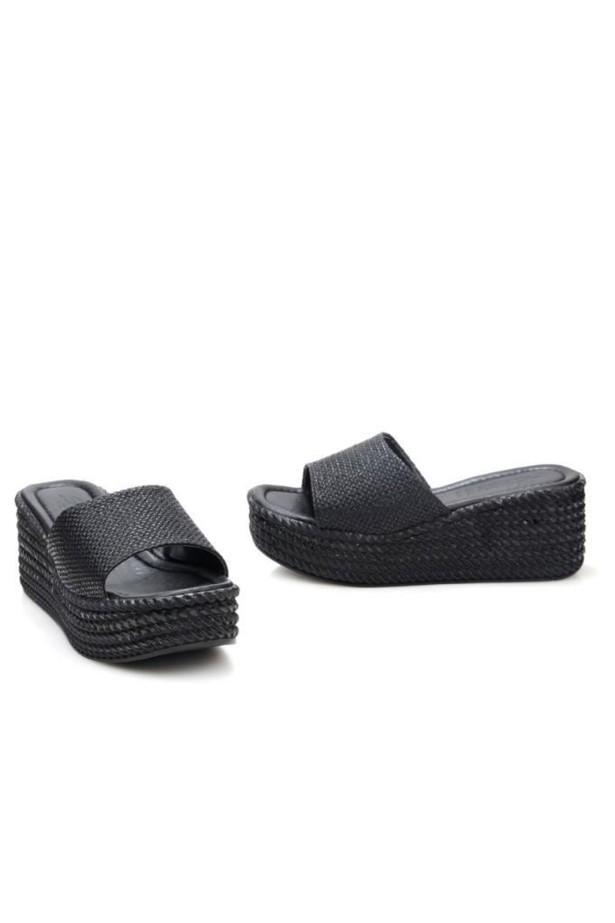 Papuçcity Hco 03239 Dolgu Topuk Kadın Günlük Terlik - Görsel 4