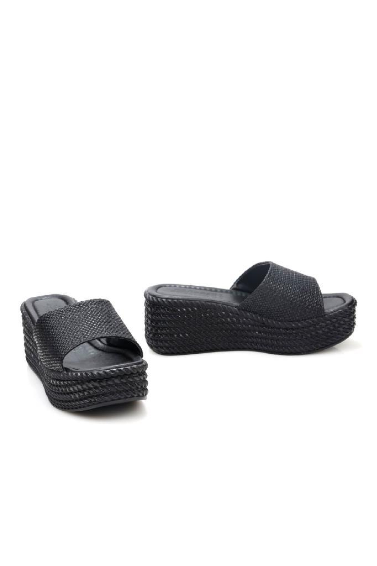 Papuçcity Hco 03239 Dolgu Topuk Kadın Günlük Terlik - Görsel 5