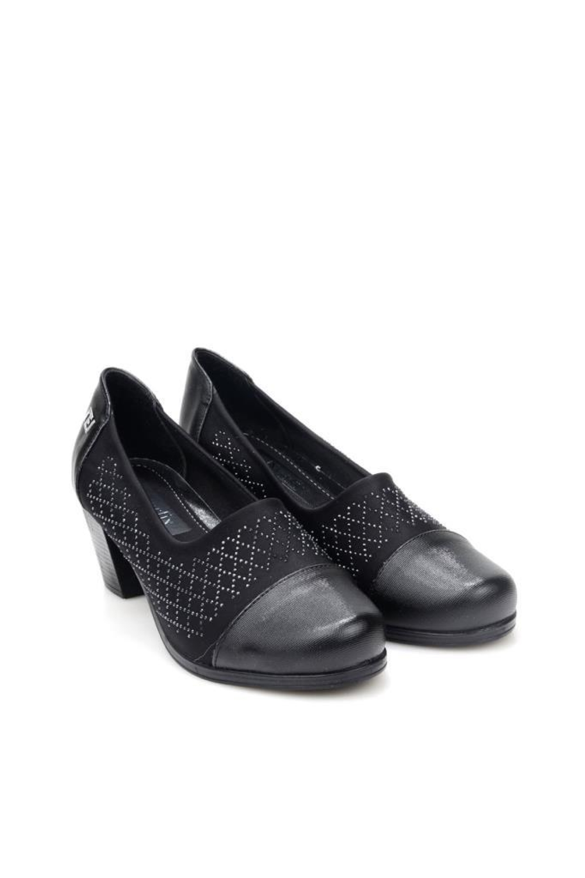 Nrfx 03231 Kadın Feta Topuklu Ayakkabı - Görsel 3