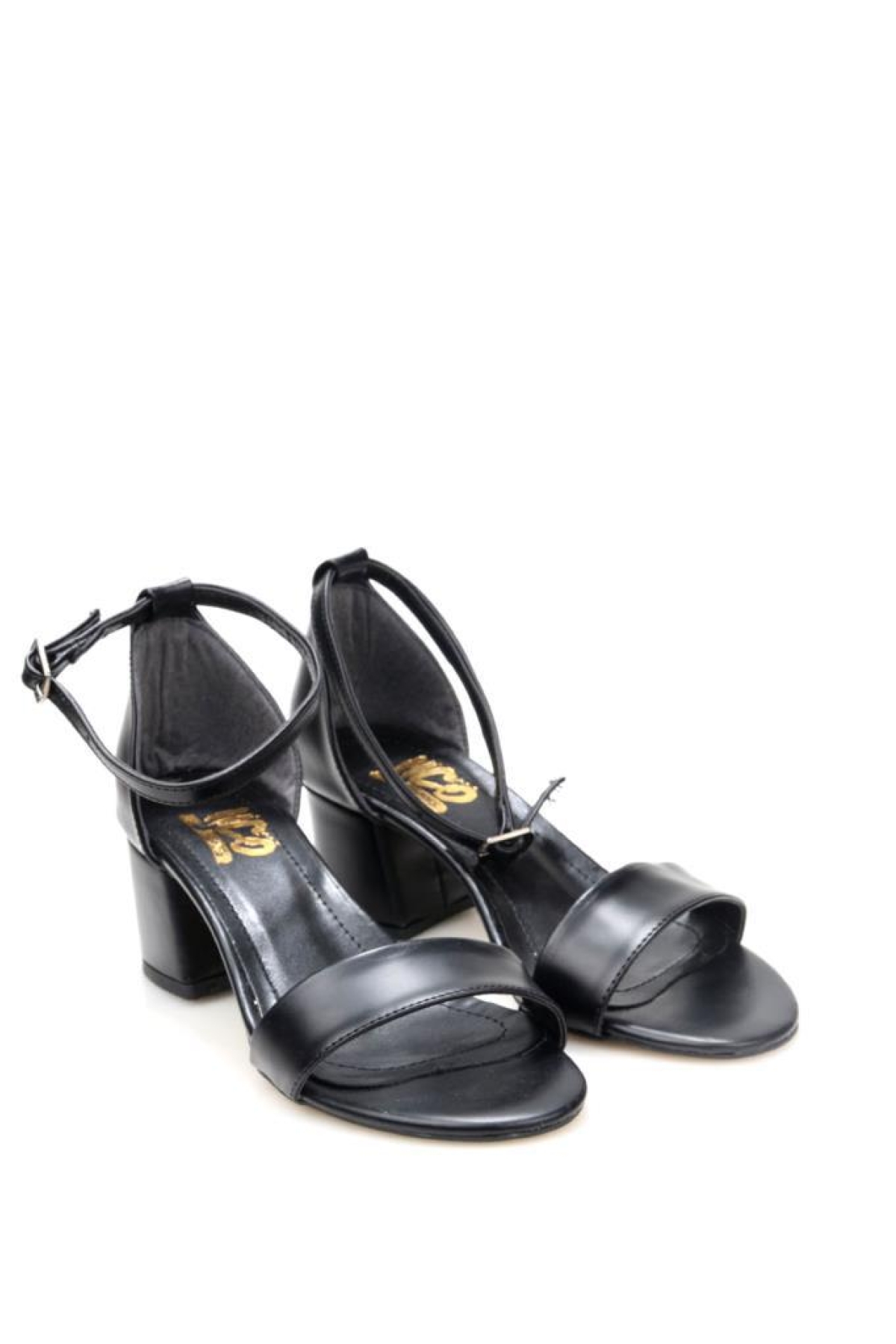 Hco 03240 5 Cm Topuklu Tek Bant Kadın Sandalet Ayakkabı - Görsel 3