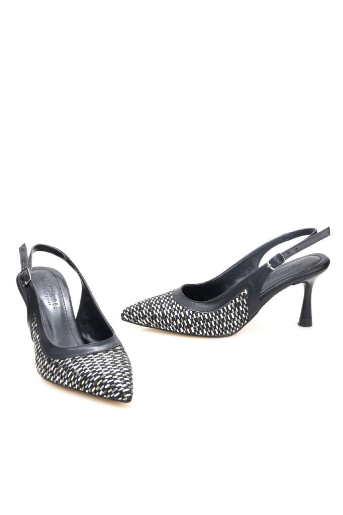 Ony 03129 7 Cm Topuklu Kadın Stiletto Ayakkabı - Görsel 4