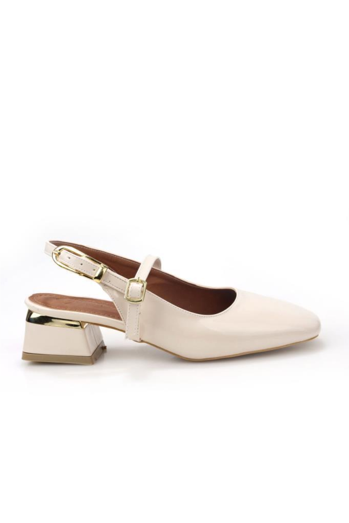 Pisagor Ps-33710 Arkası Açık Kadın Topuklu Ayakkabı - Görsel 2