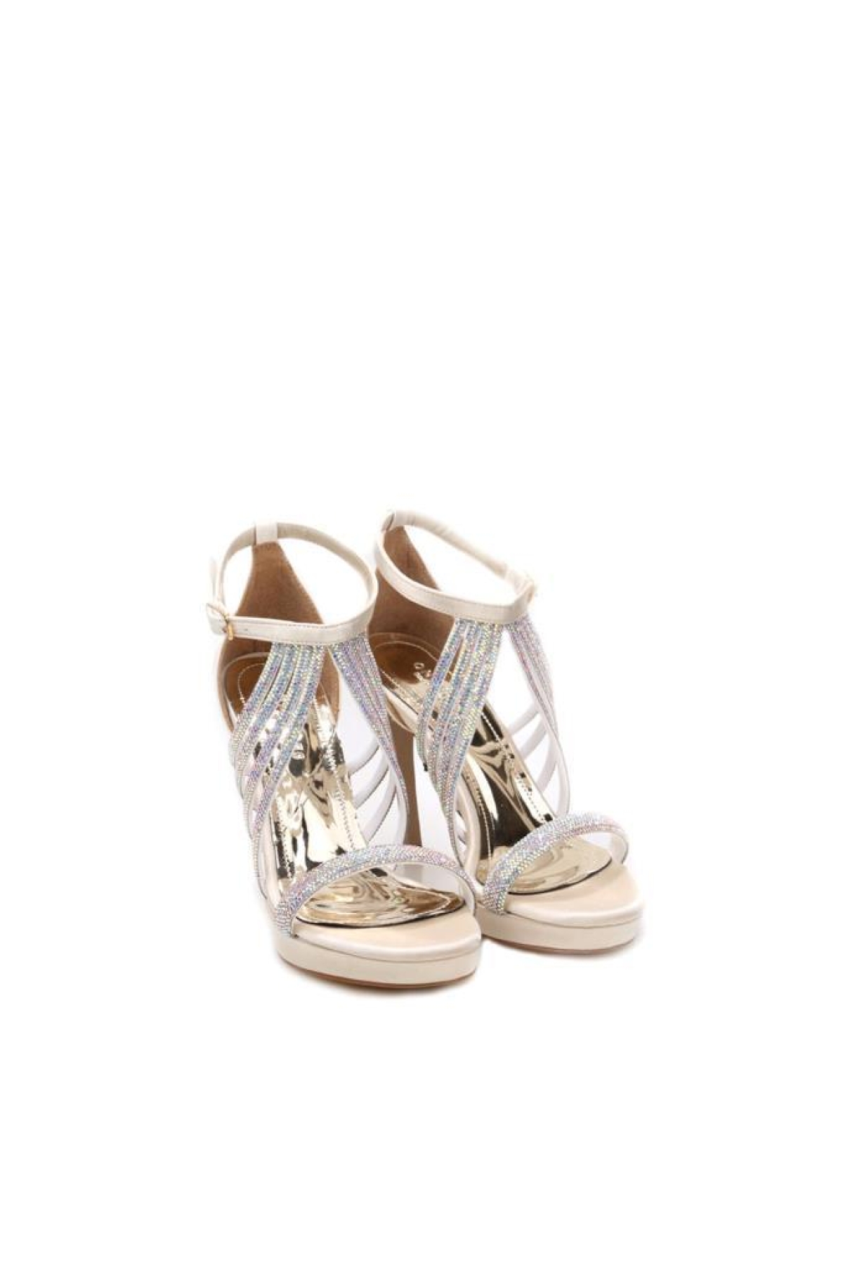 Ony 03243 11 Cm Kadın Platform Abiye Ayakkabı - Görsel 3