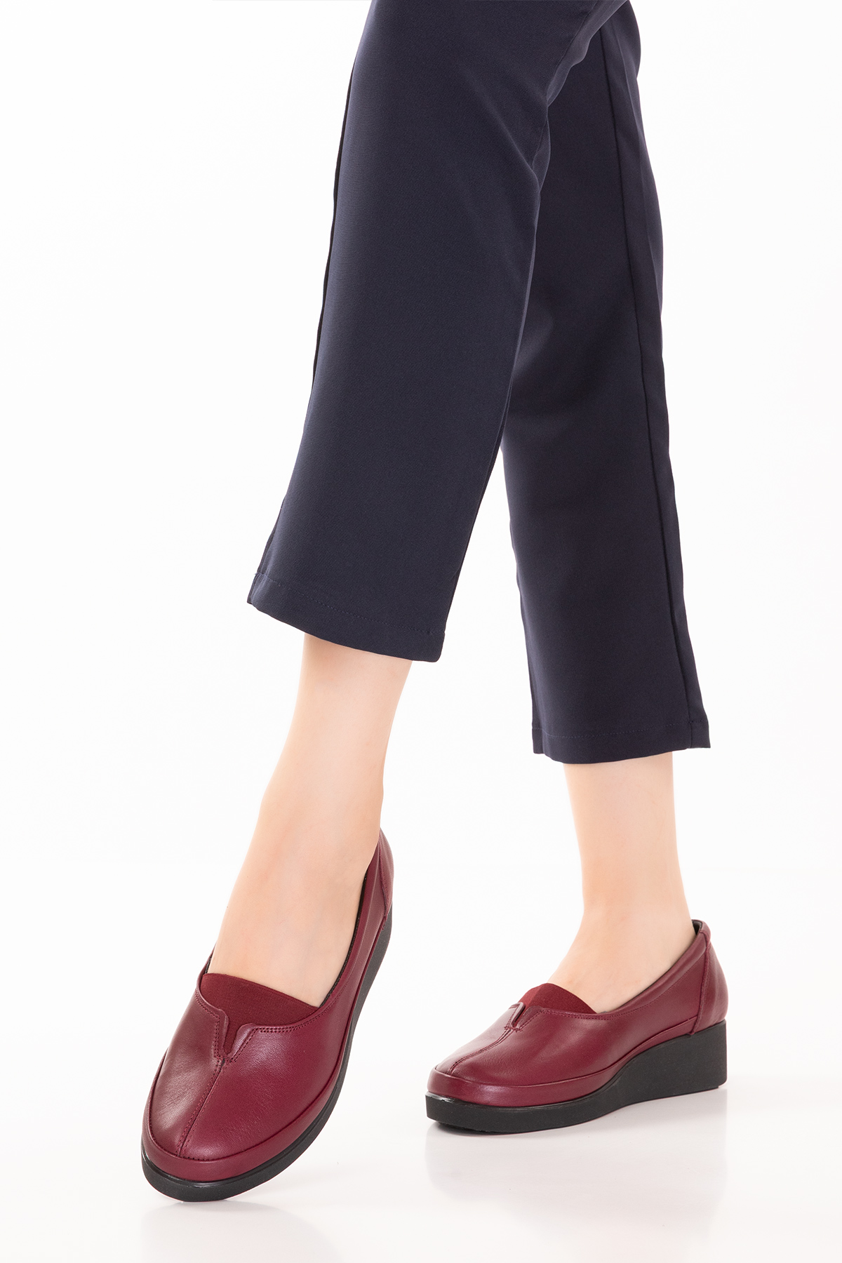 Gondol İçi Dışı Hakiki Deri Yumuşak Dokulu Günlük Ayakkabı ndr.101 - Görsel 7