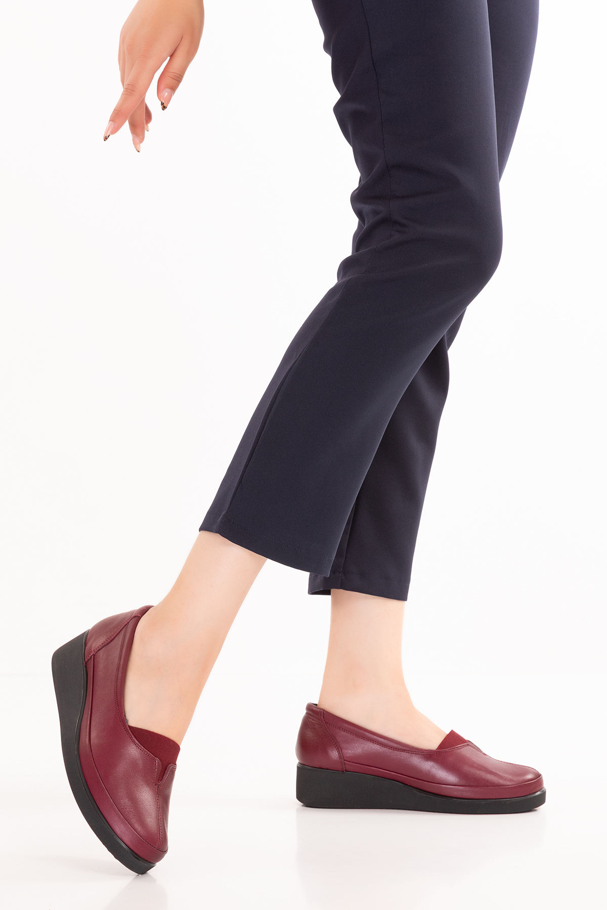 Gondol İçi Dışı Hakiki Deri Yumuşak Dokulu Günlük Ayakkabı ndr.101 - Görsel 8