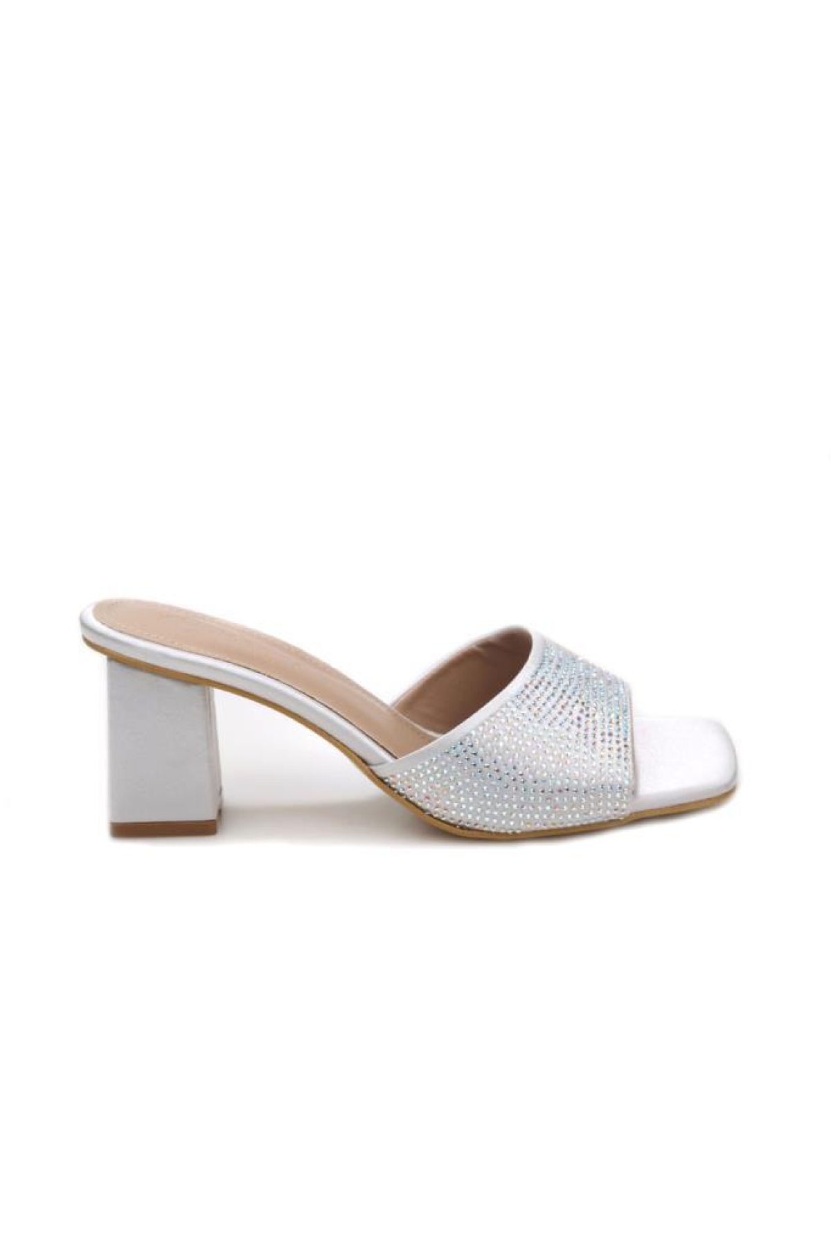 Pisagor PS-33580 Kadın Topuklu Taşlı Terlik - Görsel 2