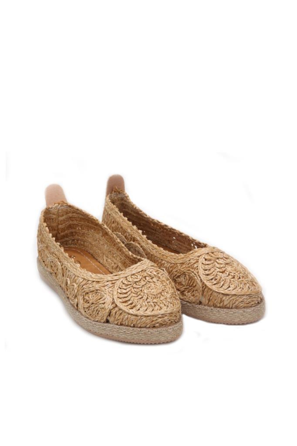 Sprs 03320 Kadın Örgü Detaylı Günlük Babet - Görsel 3