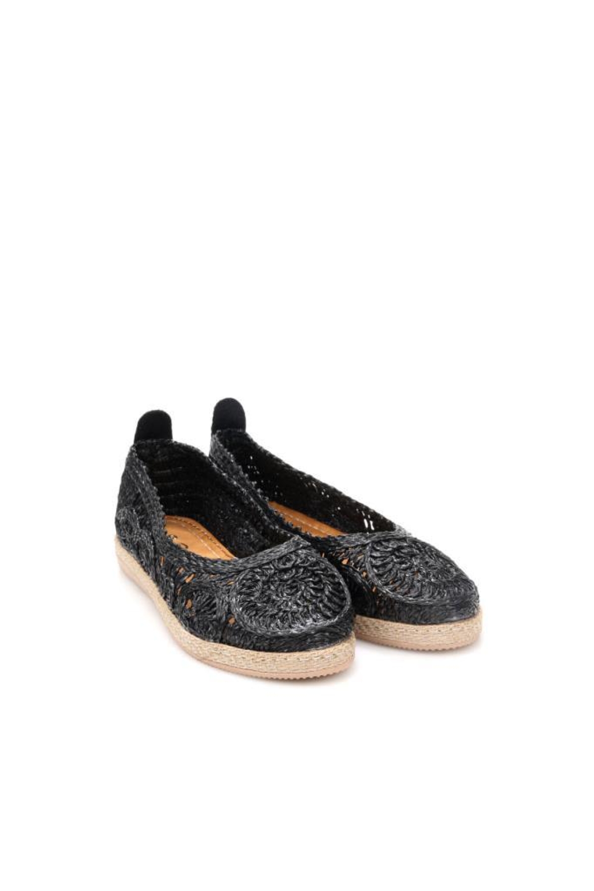 Sprs 03320 Kadın Örgü Detaylı Günlük Babet - Görsel 3