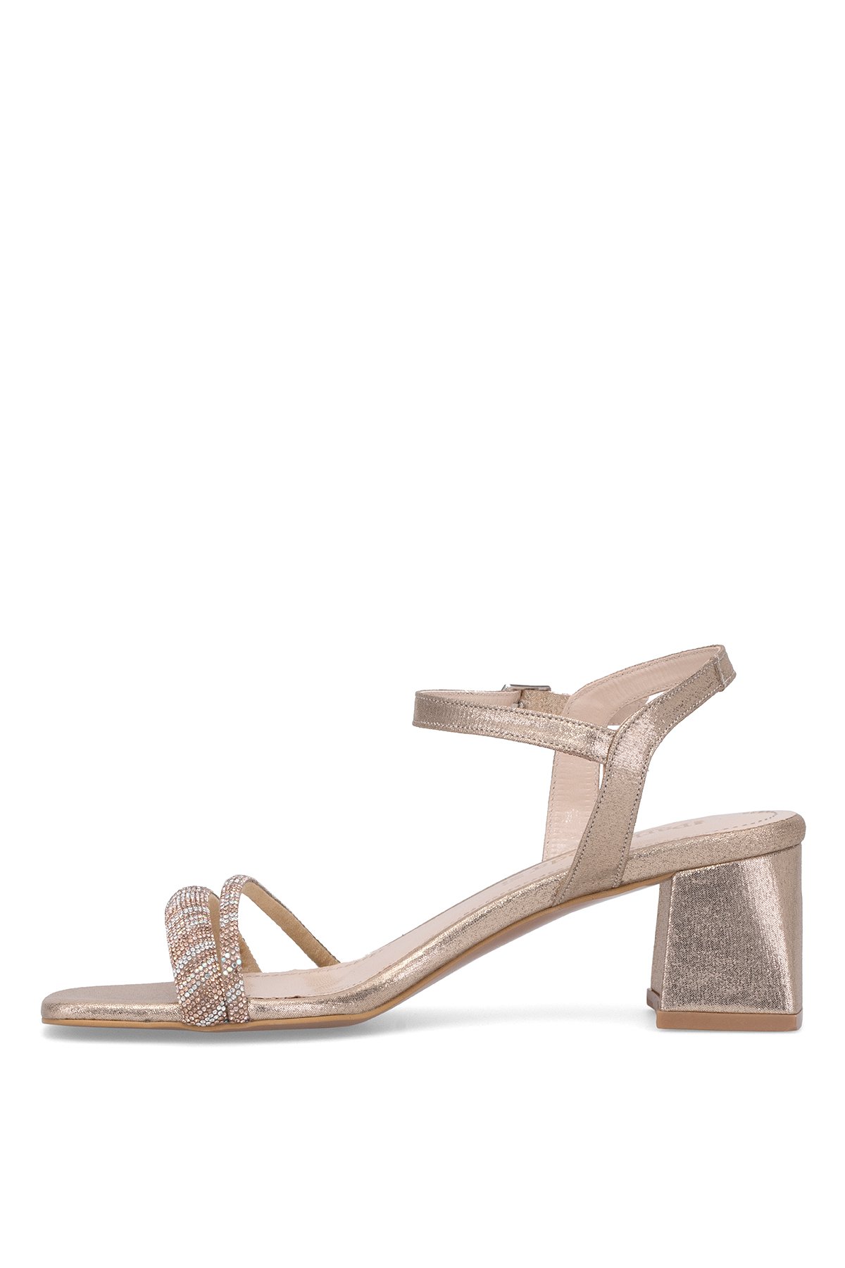 Elit PM08 K1004 Kadın Klasik Topuklu Ayakkabı Altın - Görsel 4