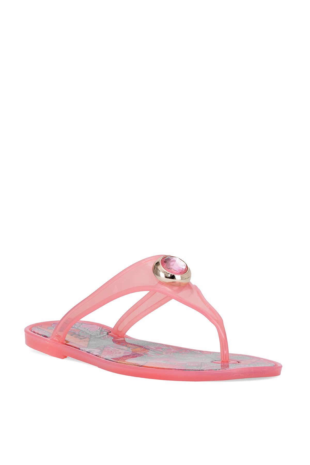 Elit KDRJ9003-2 Kadın Parmak Arası Terlik Gül Kurusu - Görsel 3