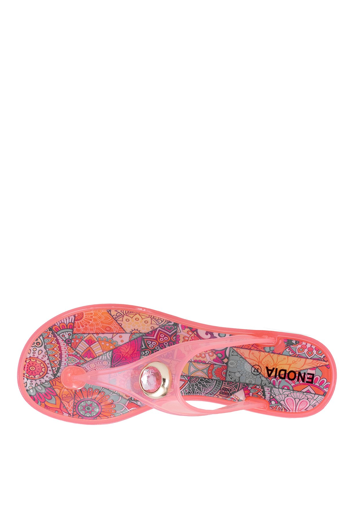 Elit KDRJ9003-2 Kadın Parmak Arası Terlik Gül Kurusu - Görsel 6