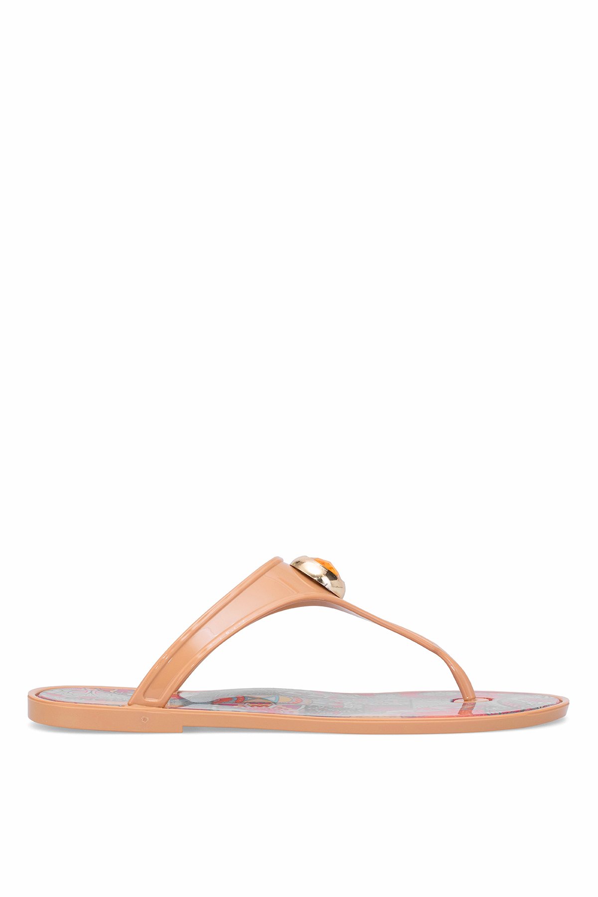 Elit KDRJ9003-2 Kadın Parmak Arası Terlik Ten - Görsel 2