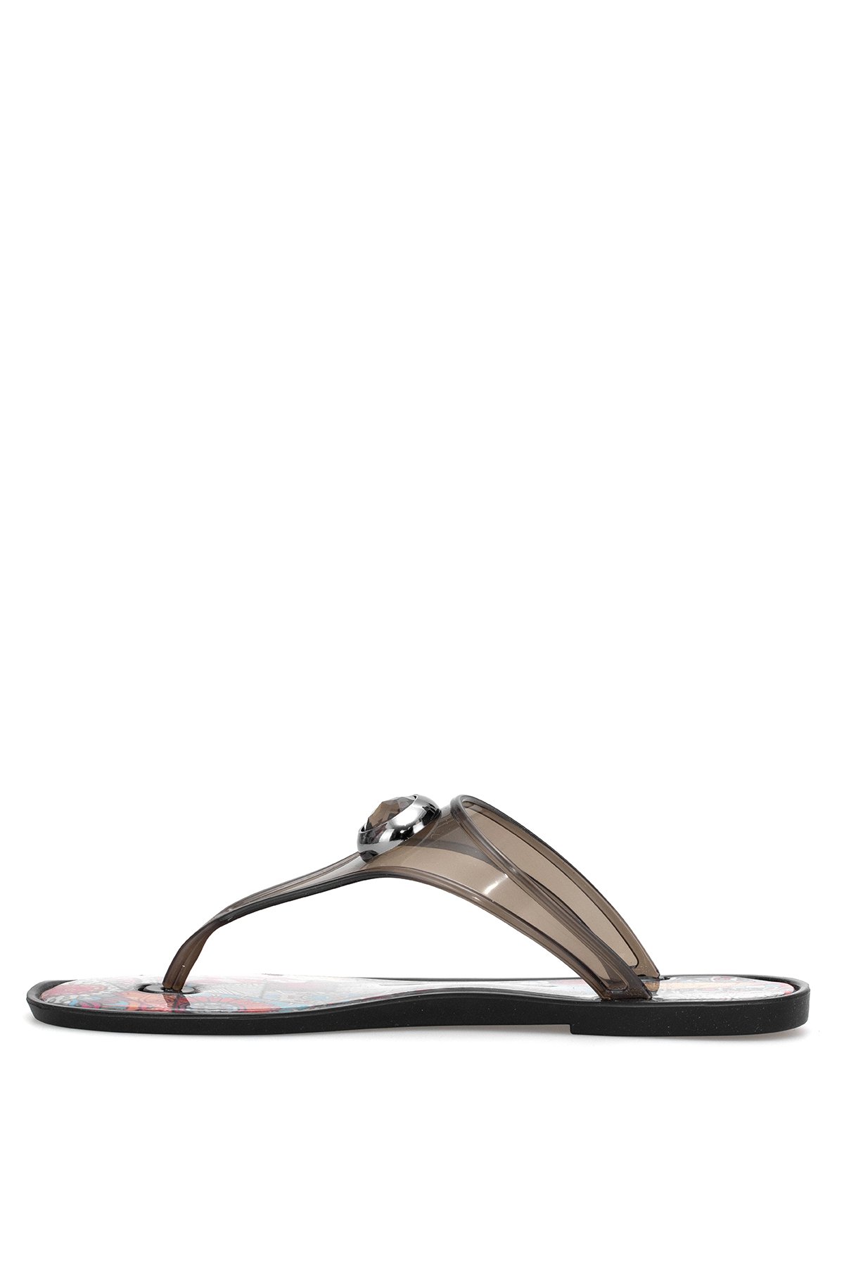 Elit KDRJ9003-2 Kadın Parmak Arası Terlik Siyah - Görsel 4