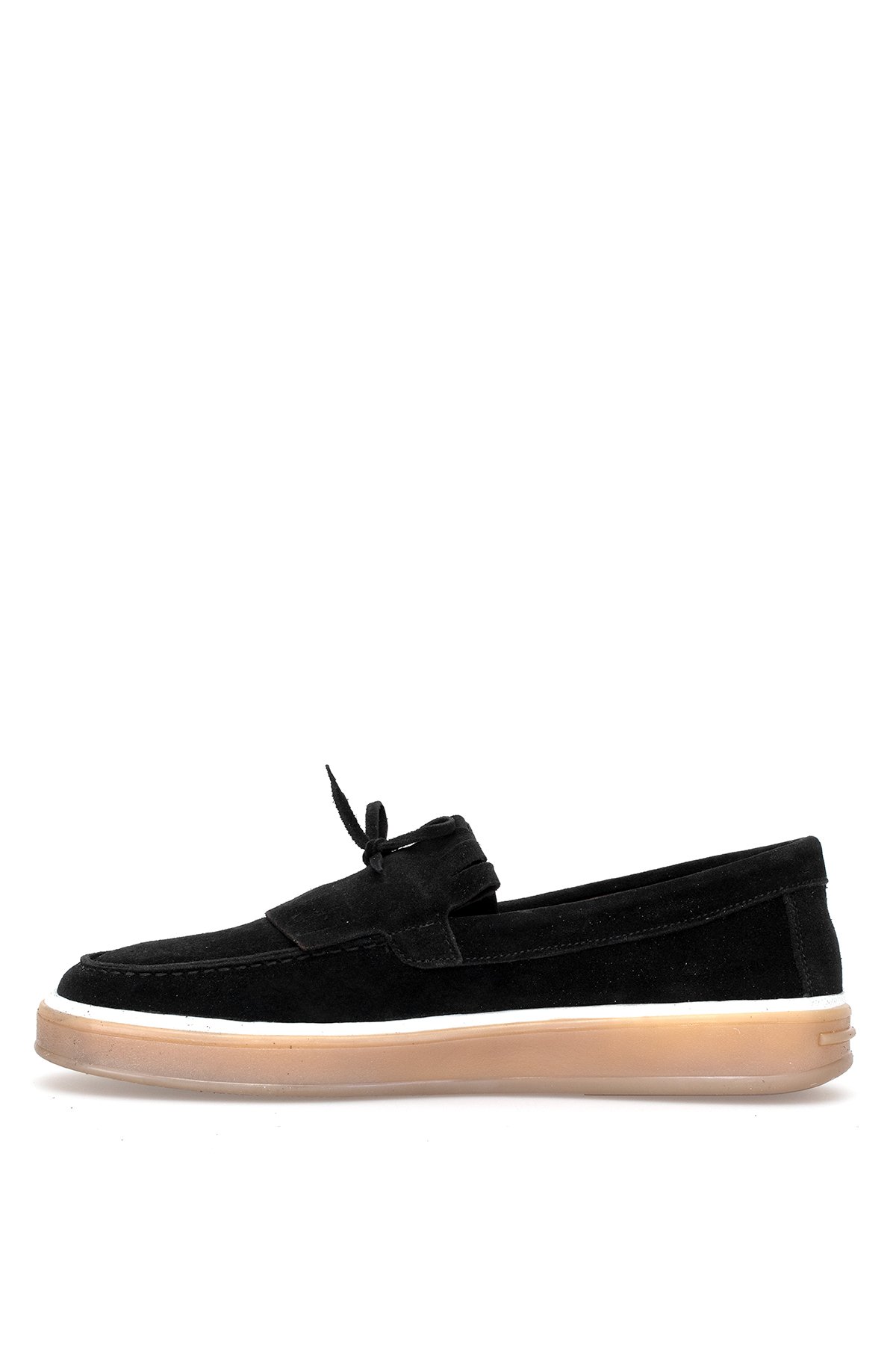 Elit BTANT02 Erkek Hakiki Süet Deri Casual Ayakkabı Siyah - Görsel 4