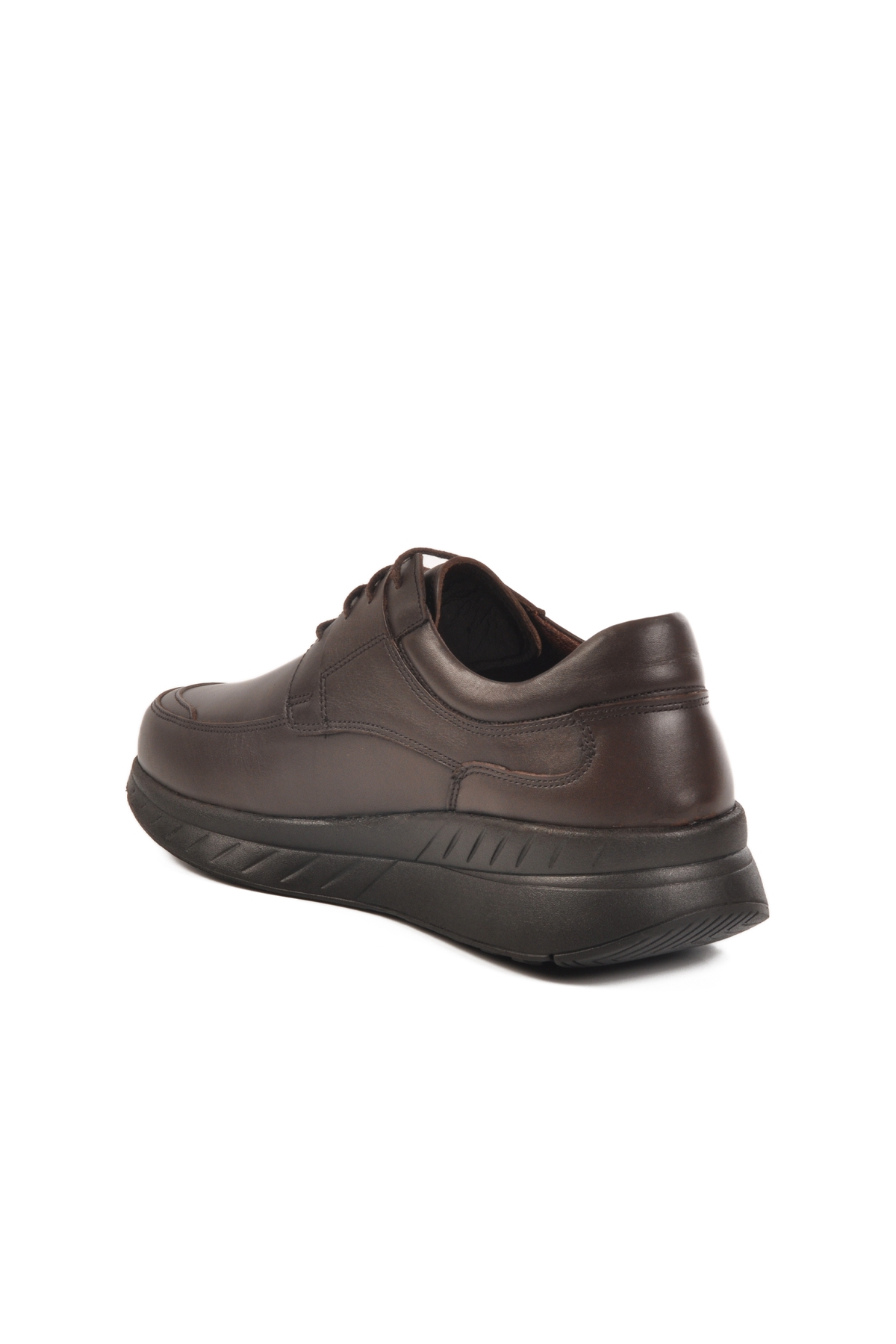Kahve Hakiki Deri Erkek Casual Ayakkabı C411 M - Görsel 5