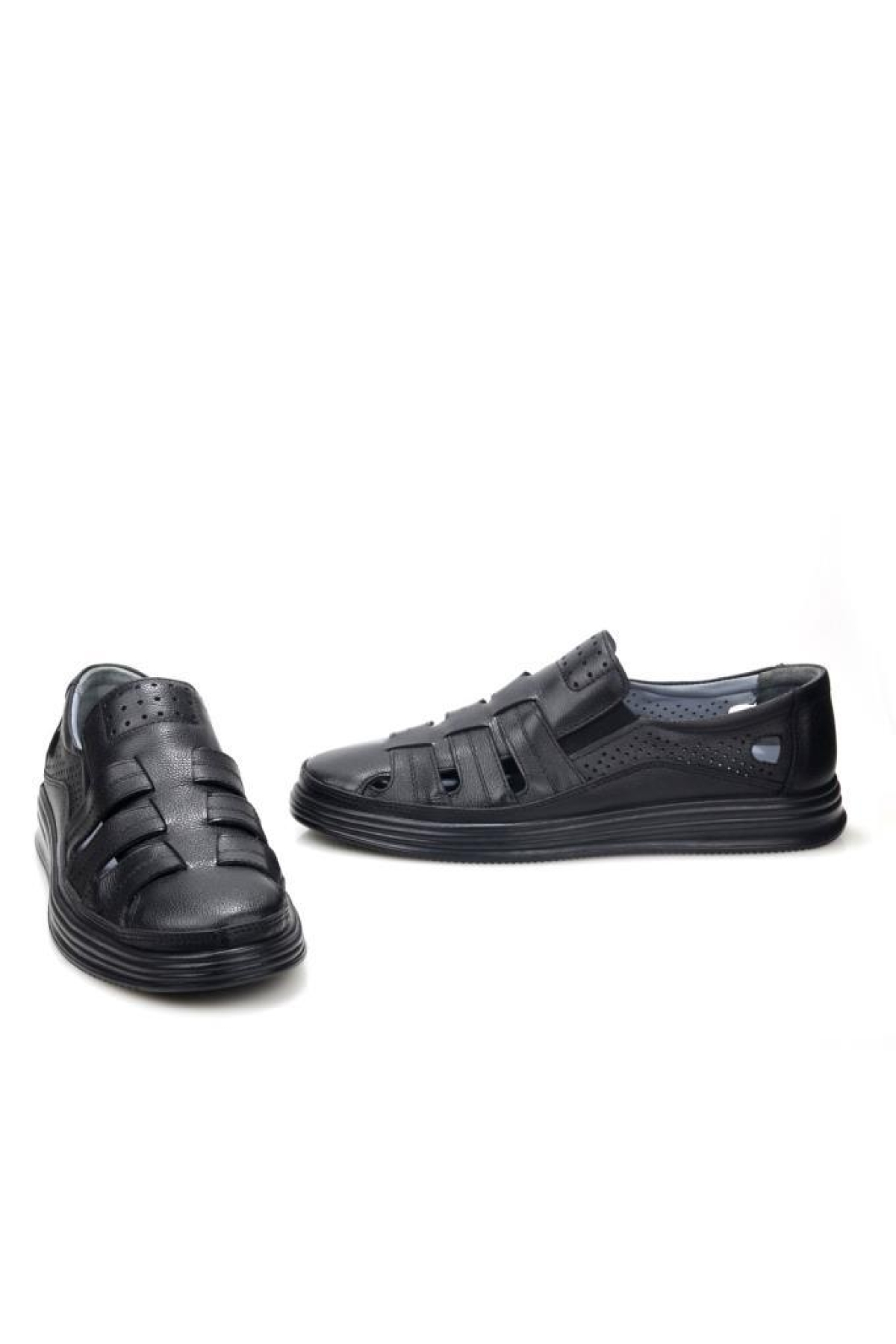 Bms 03204 Ortopedik Erkek Günlük Deri Yazlık Ayakkabı - Görsel 4