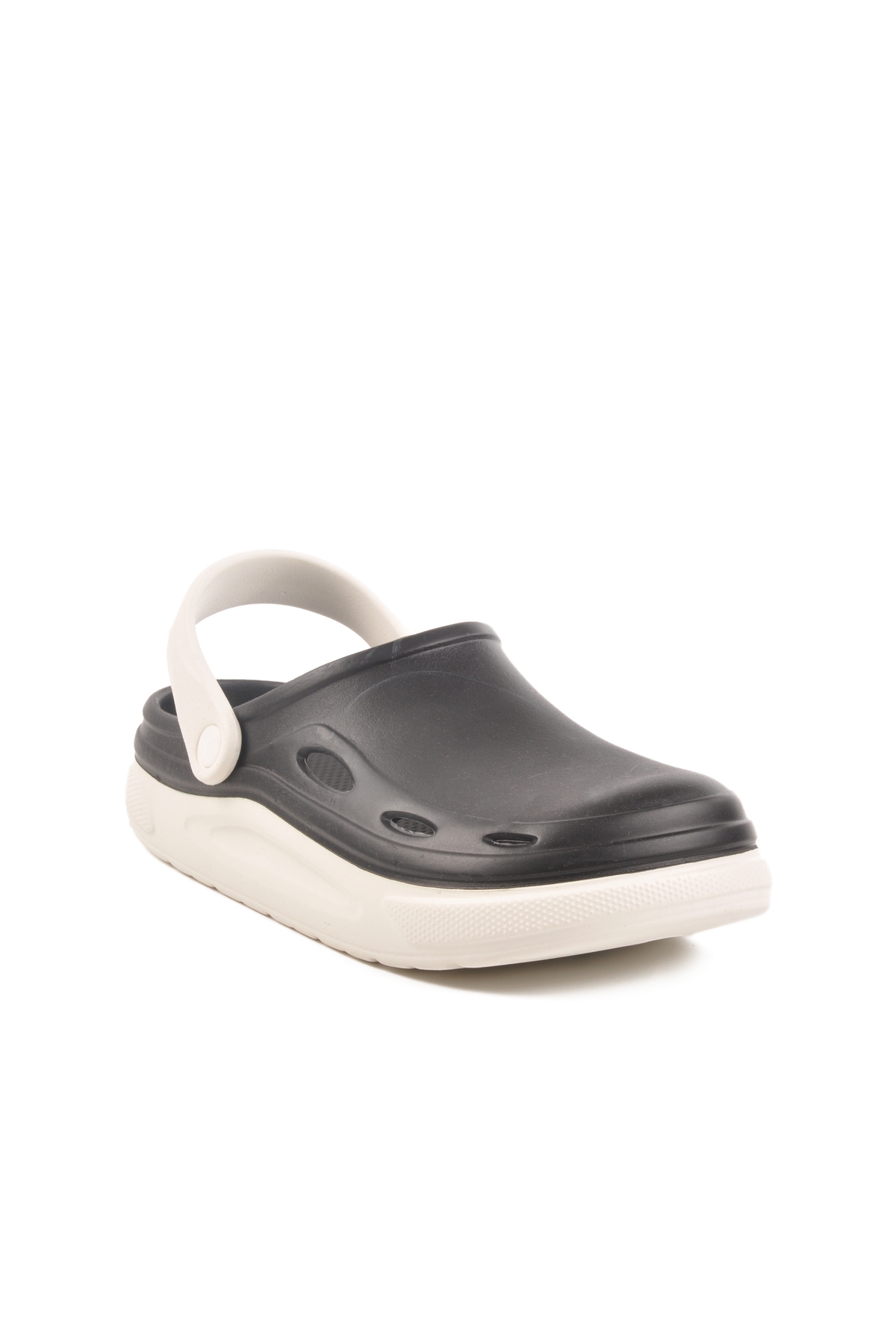 Siyah Hafif Eva Erkek Sabo Terlik Cat M - Görsel 4