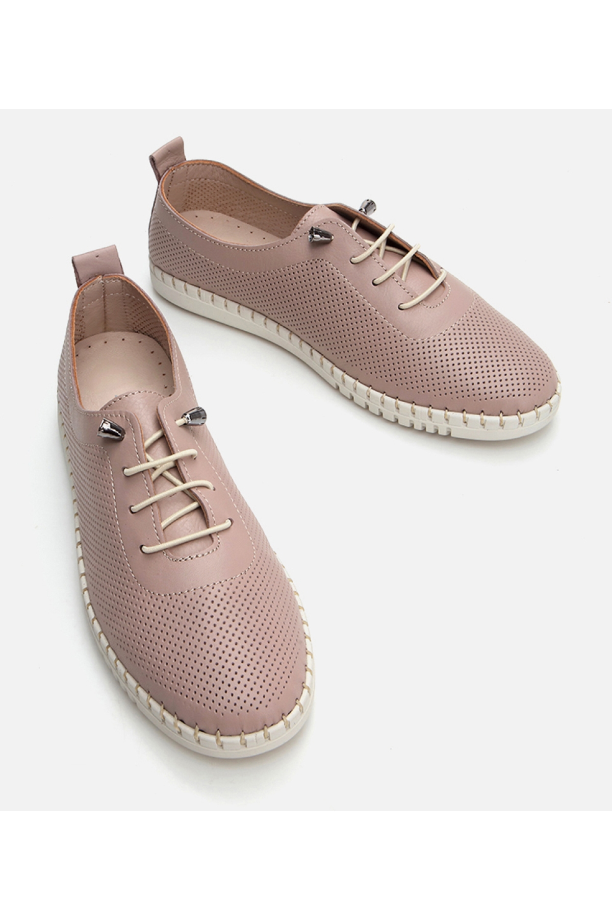 Kadın Deri Vizon Loafer - Görsel 4