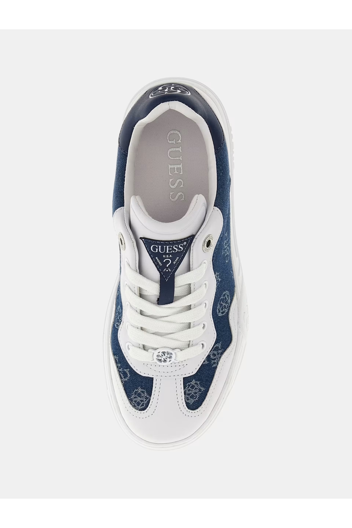 Swole 4G Ve Peony Logolu Kadın Sneaker Ayakkabı FLPSW2DEN12 - Görsel 4