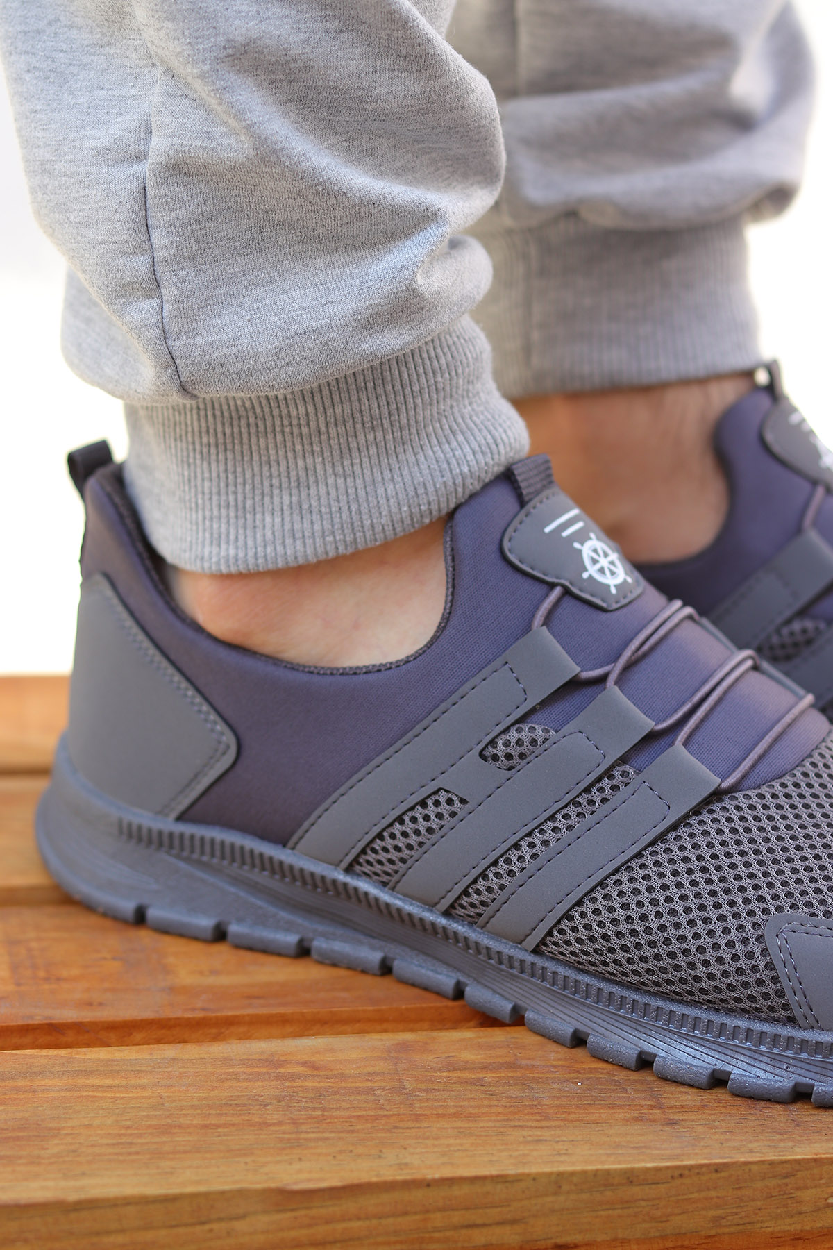 Huboss Rahat Taban Bağcıksız Erkek Spor Ayakkabı - Görsel 9