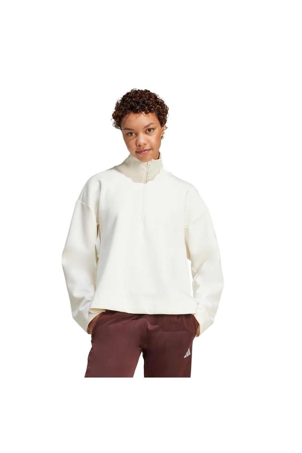 Beyaz Kadın Sweatshirt W ALL SZN SL QZ JV9907 Fiyatları