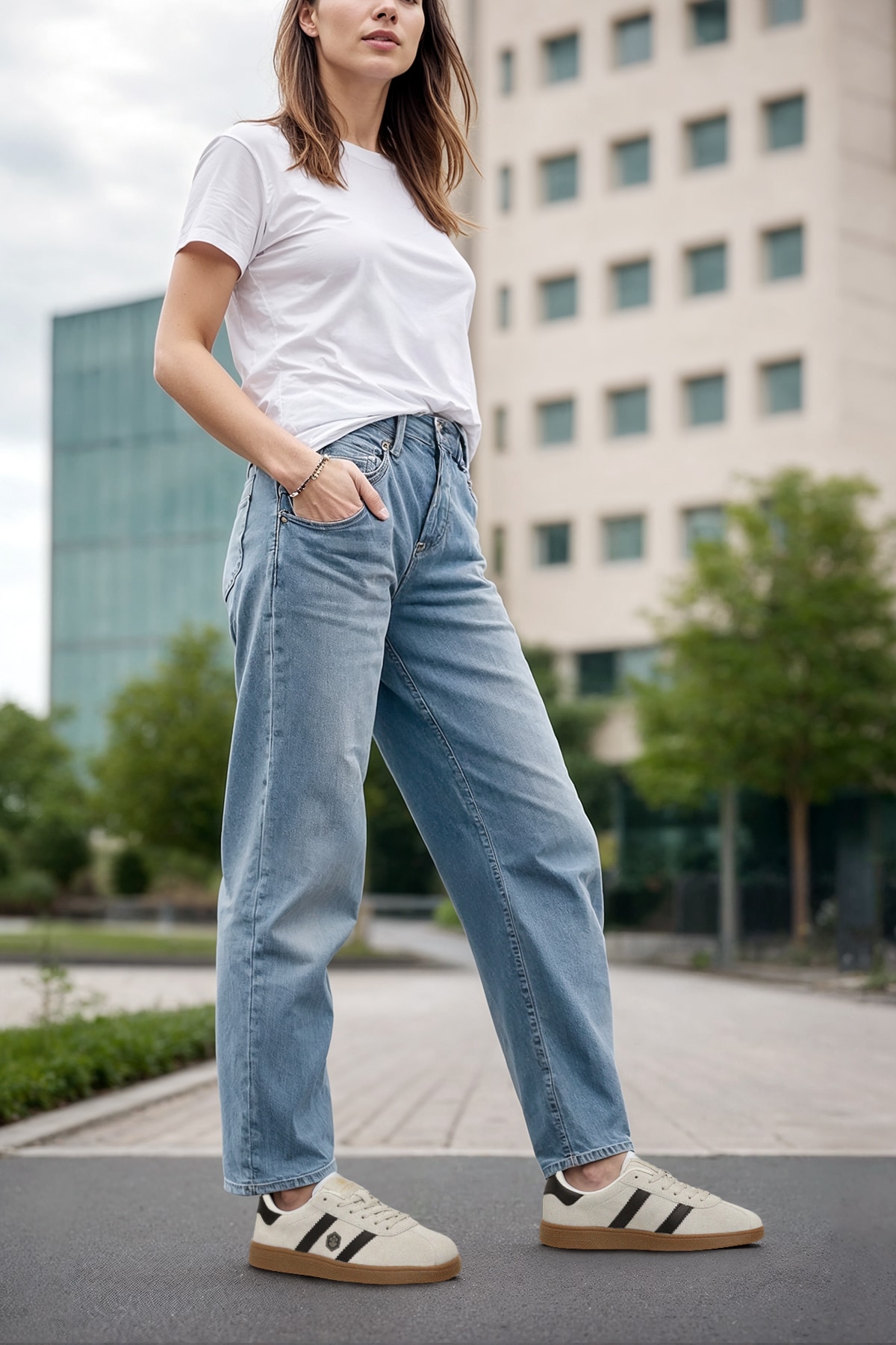 FROSTY WMN 5PR Bej Kadın Sneaker - Görsel 3