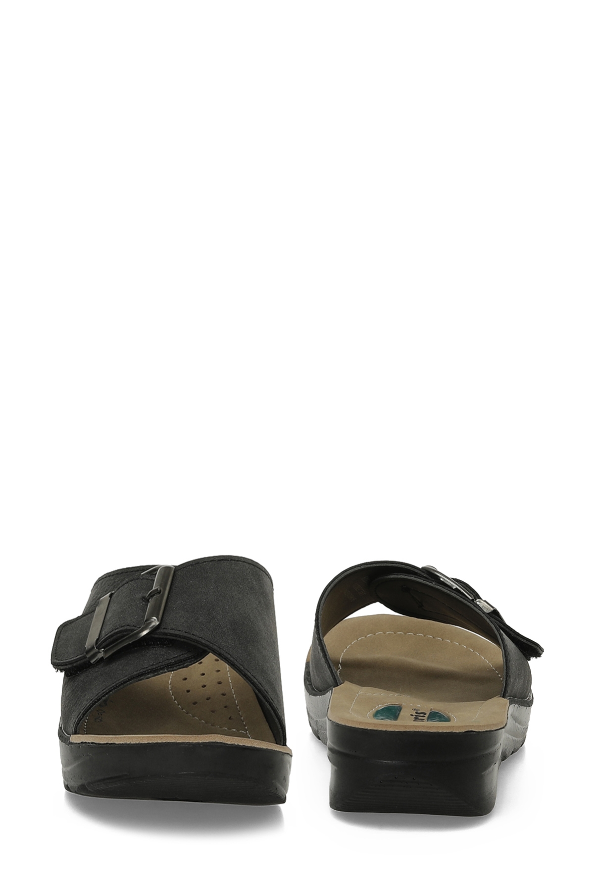 609003.Z5PR Siyah Kadın Ev Terliği - Görsel 6