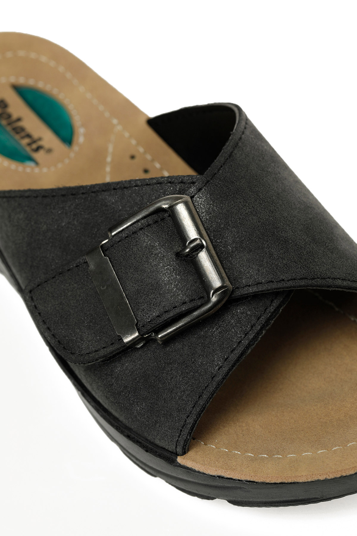 609003.Z5PR Siyah Kadın Ev Terliği - Görsel 8