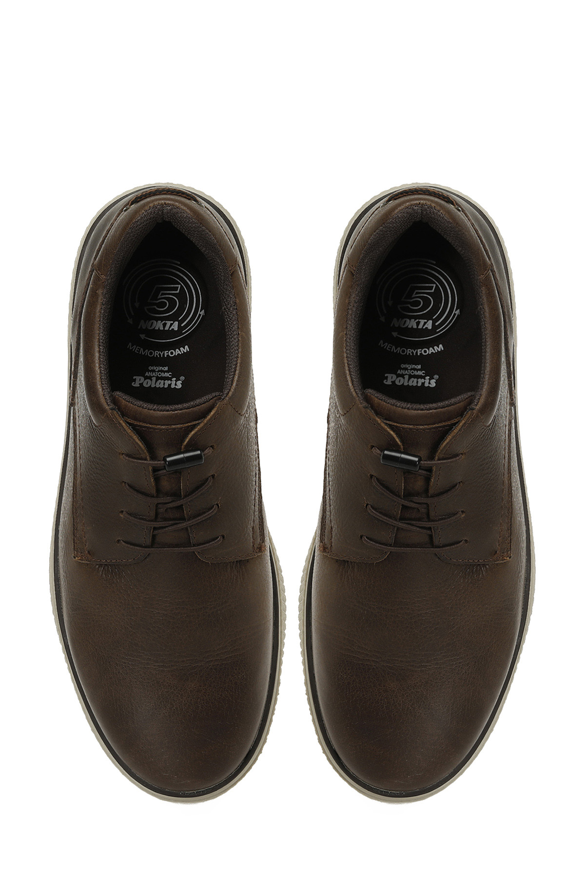Polaris 5 Nokta 109051.M 5PR Kahverengi Erkek Comfort Ayakkabı - Görsel 6