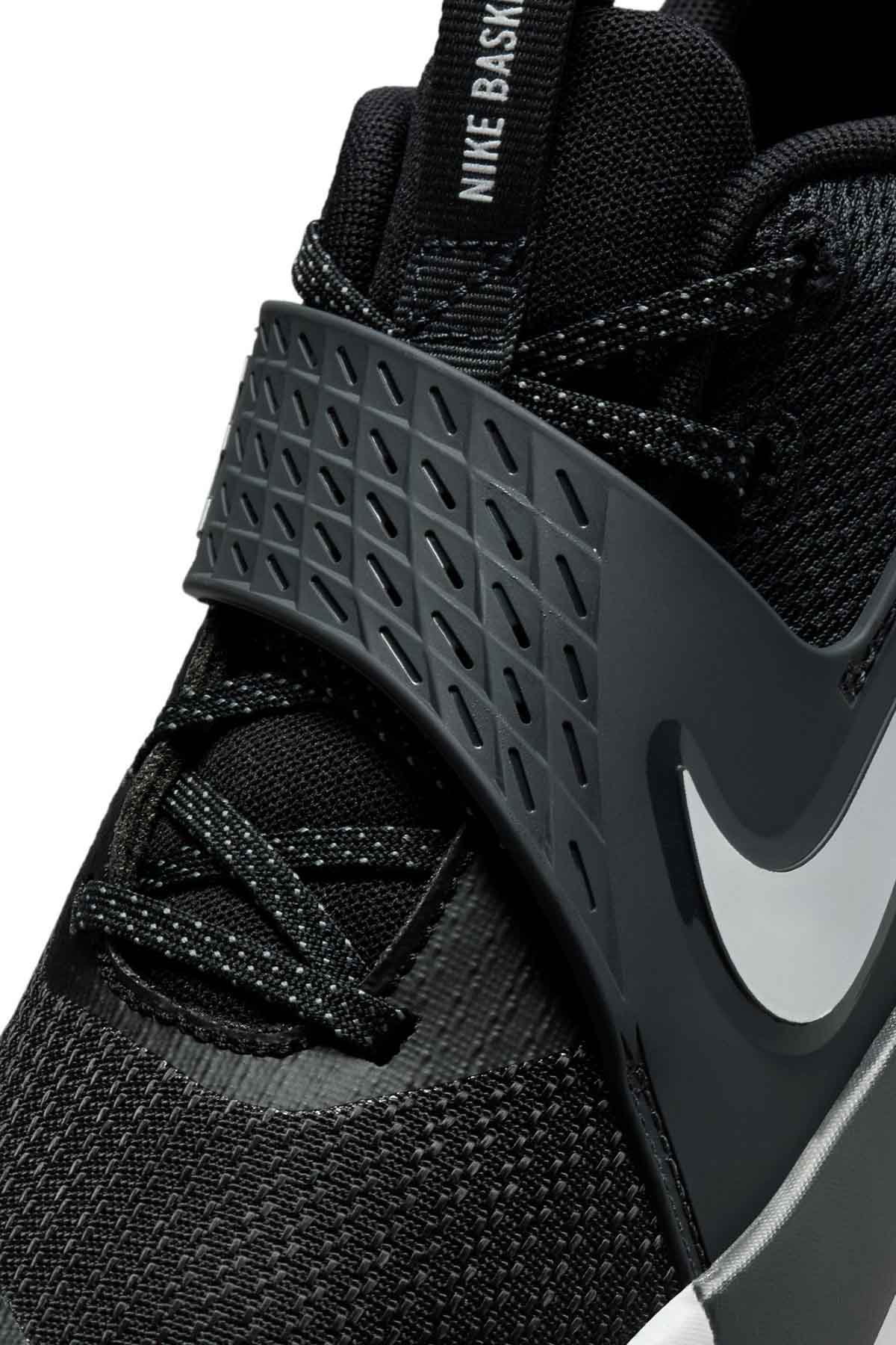 Nike TEAM HUSTLE D 12 (GS) Siyah Unisex Basketbol Ayakkabısı - Görsel 6