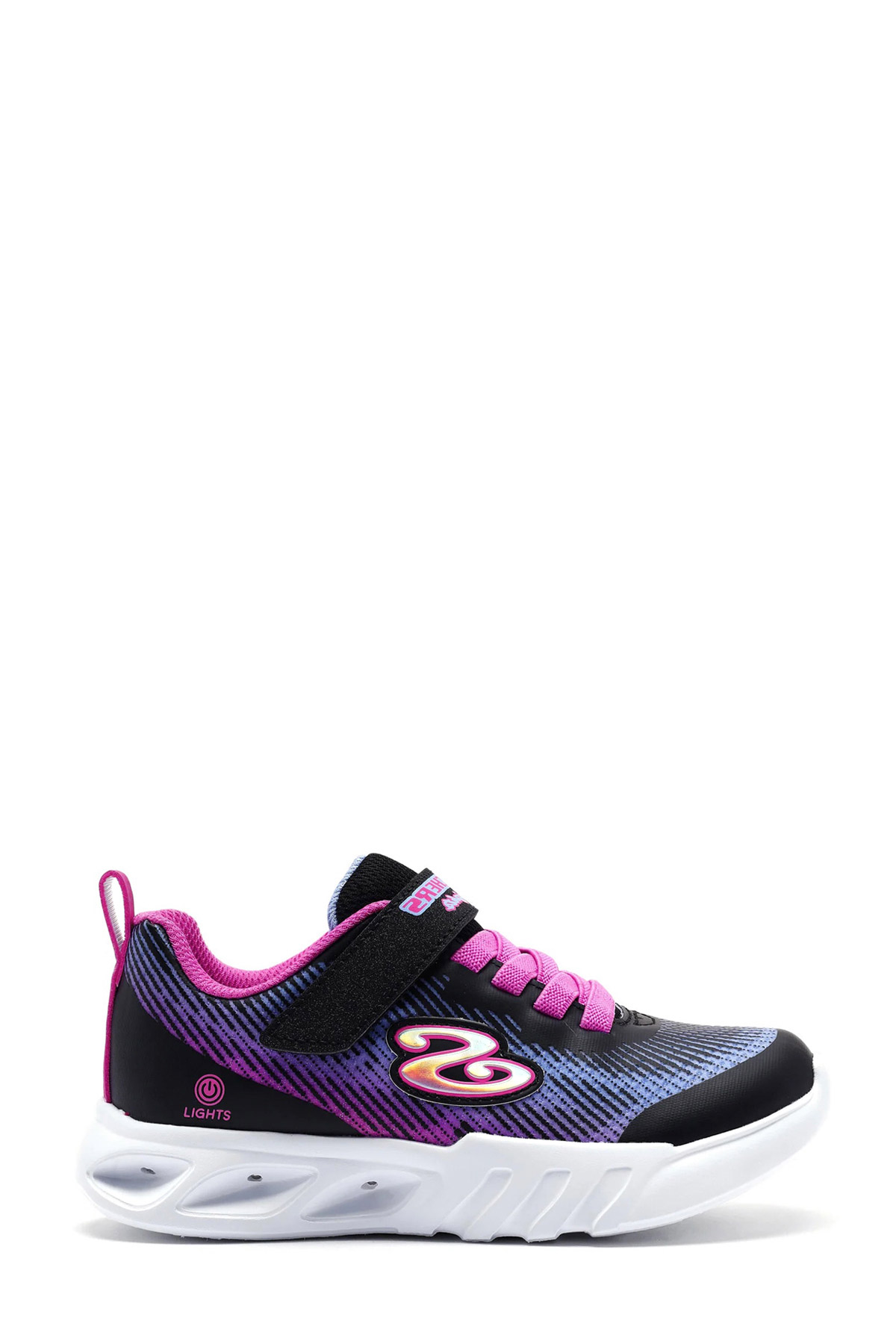 Skechers FLICKER FLASH Siyah Kız Çocuk Sneaker - Görsel 2