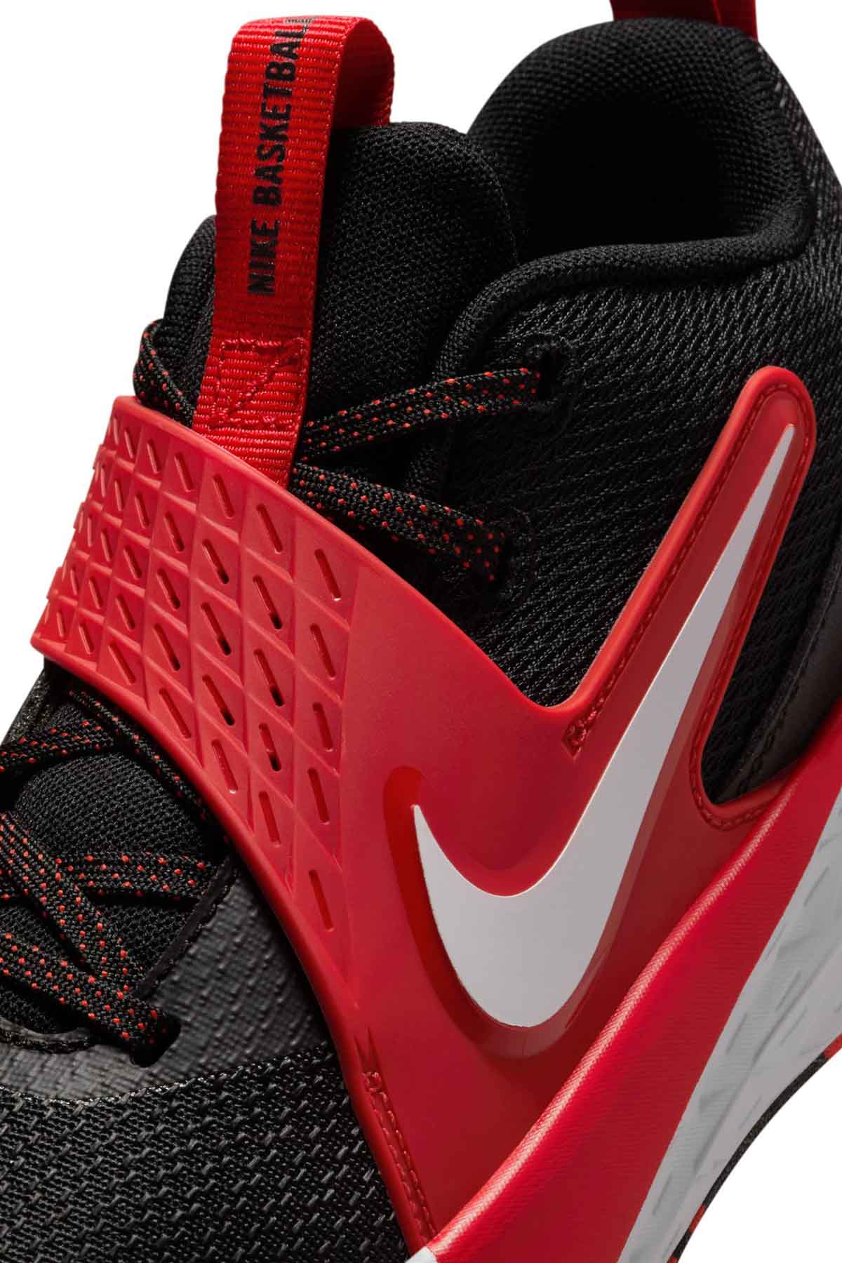 Nike TEAM HUSTLE D 12 (GS) Siyah Unisex Basketbol Ayakkabısı - Görsel 6